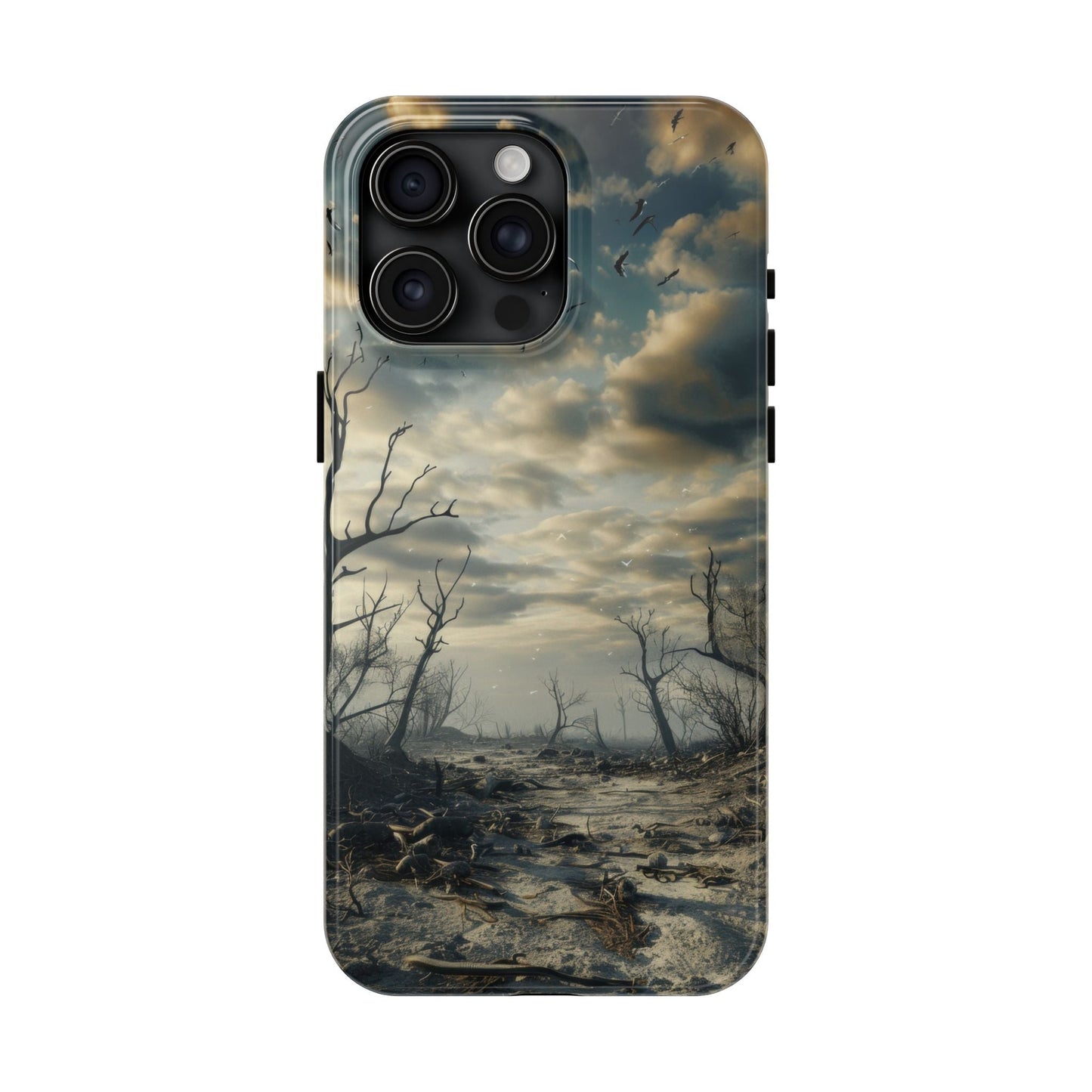 The Last Tree — Desolate Landscape Phone Case - JG Visual Arts