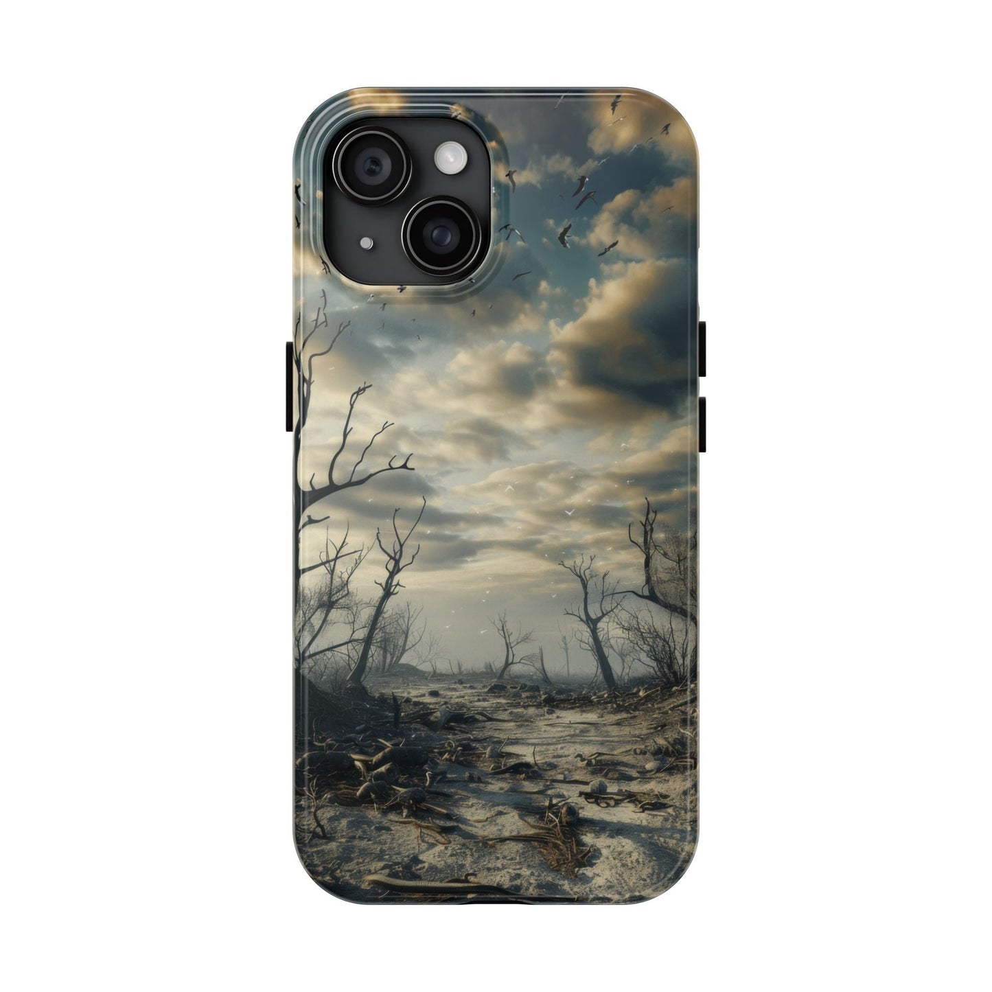 The Last Tree — Desolate Landscape Phone Case - JG Visual Arts