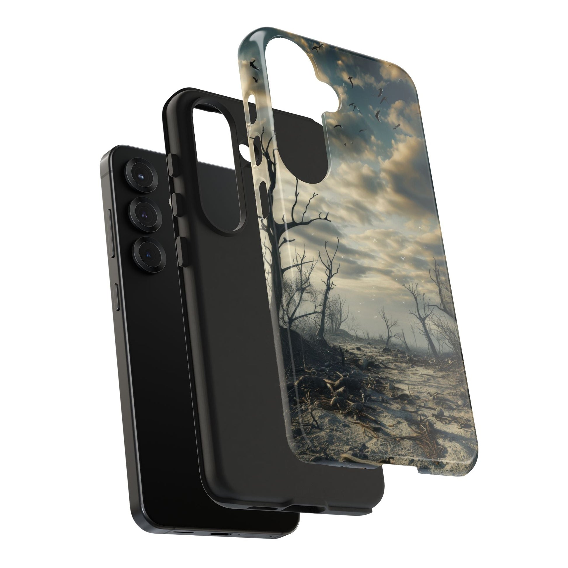 The Last Tree — Desolate Landscape Phone Case - JDG Visual Arts
