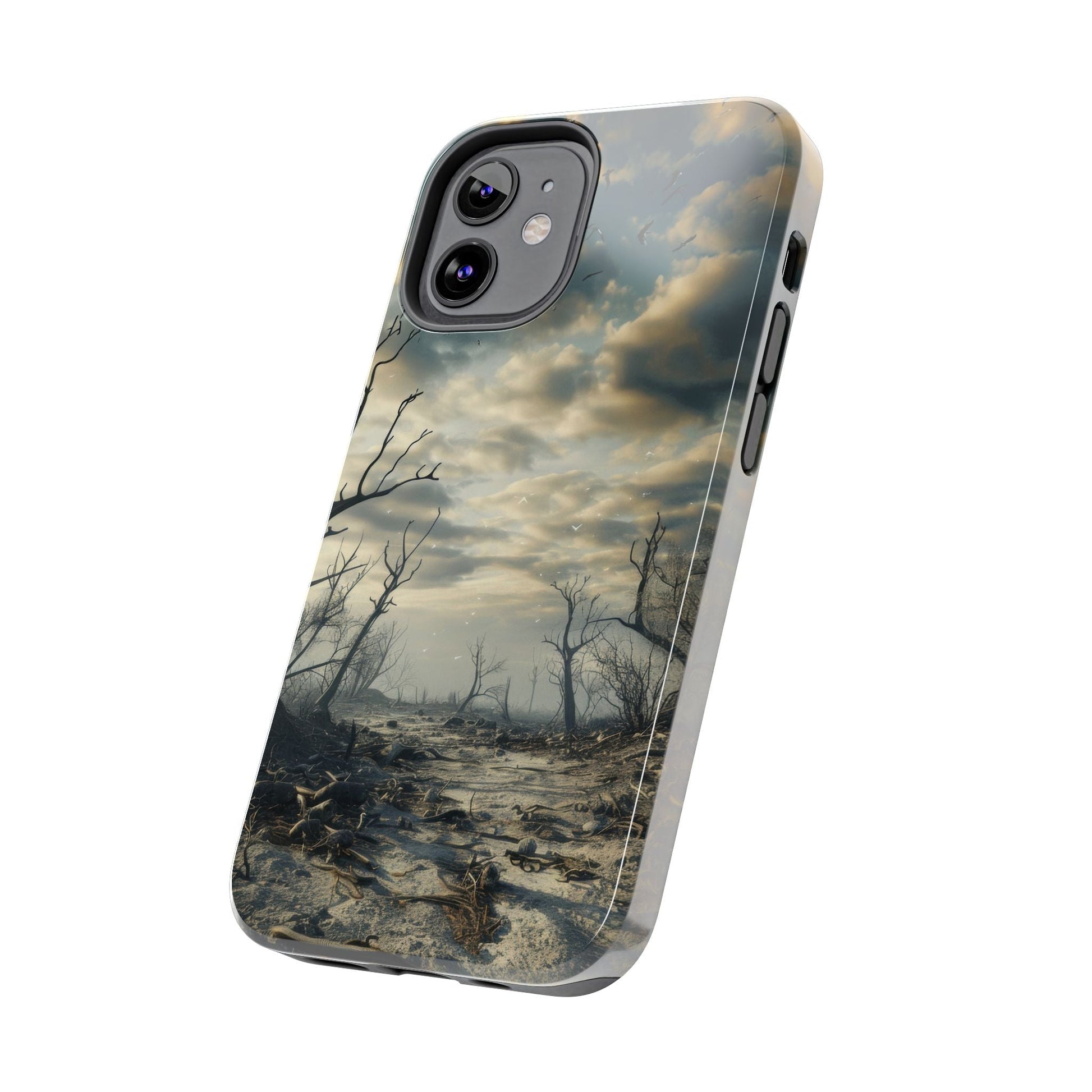 The Last Tree — Desolate Landscape Phone Case - JG Visual Arts