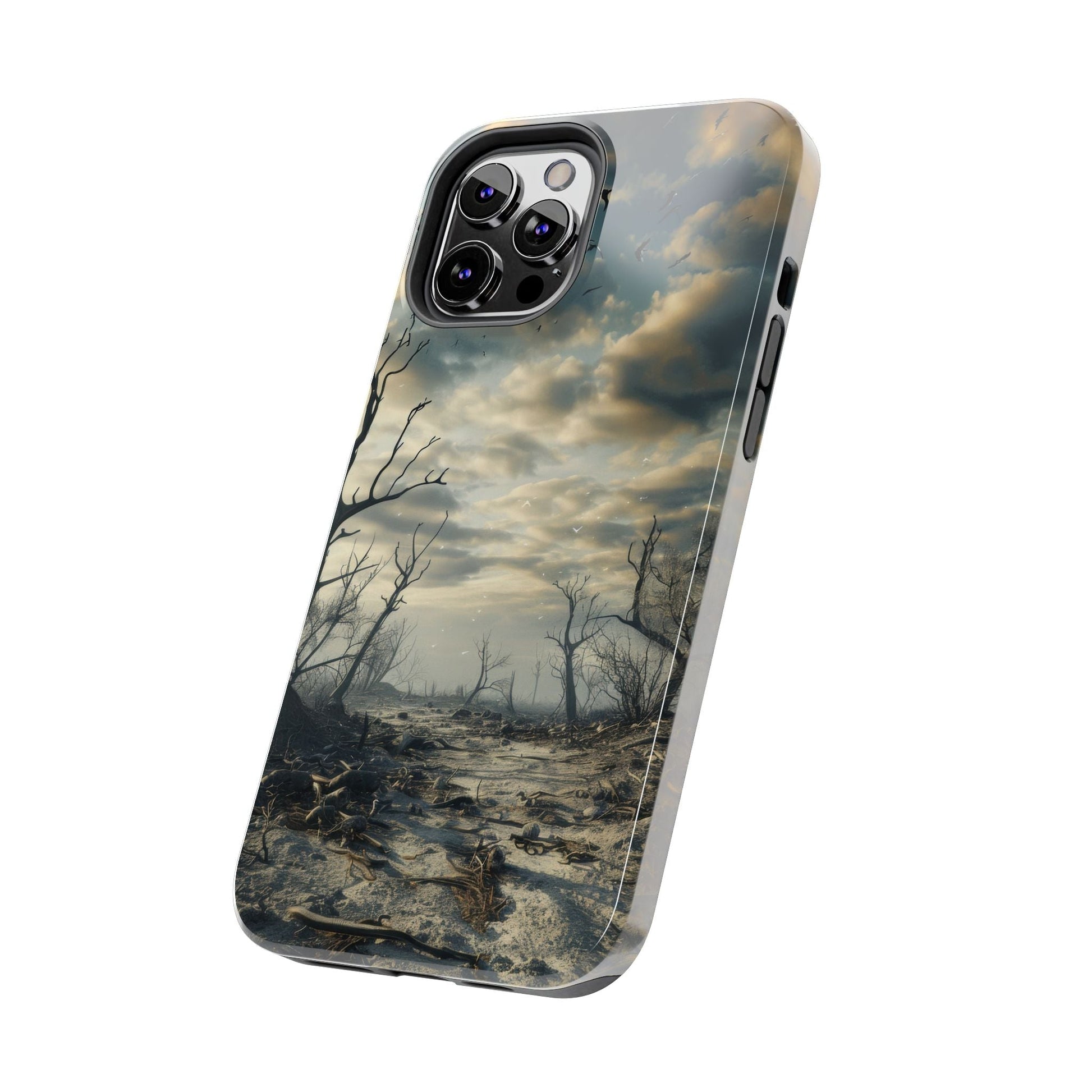 The Last Tree — Desolate Landscape Phone Case - JDG Visual Arts