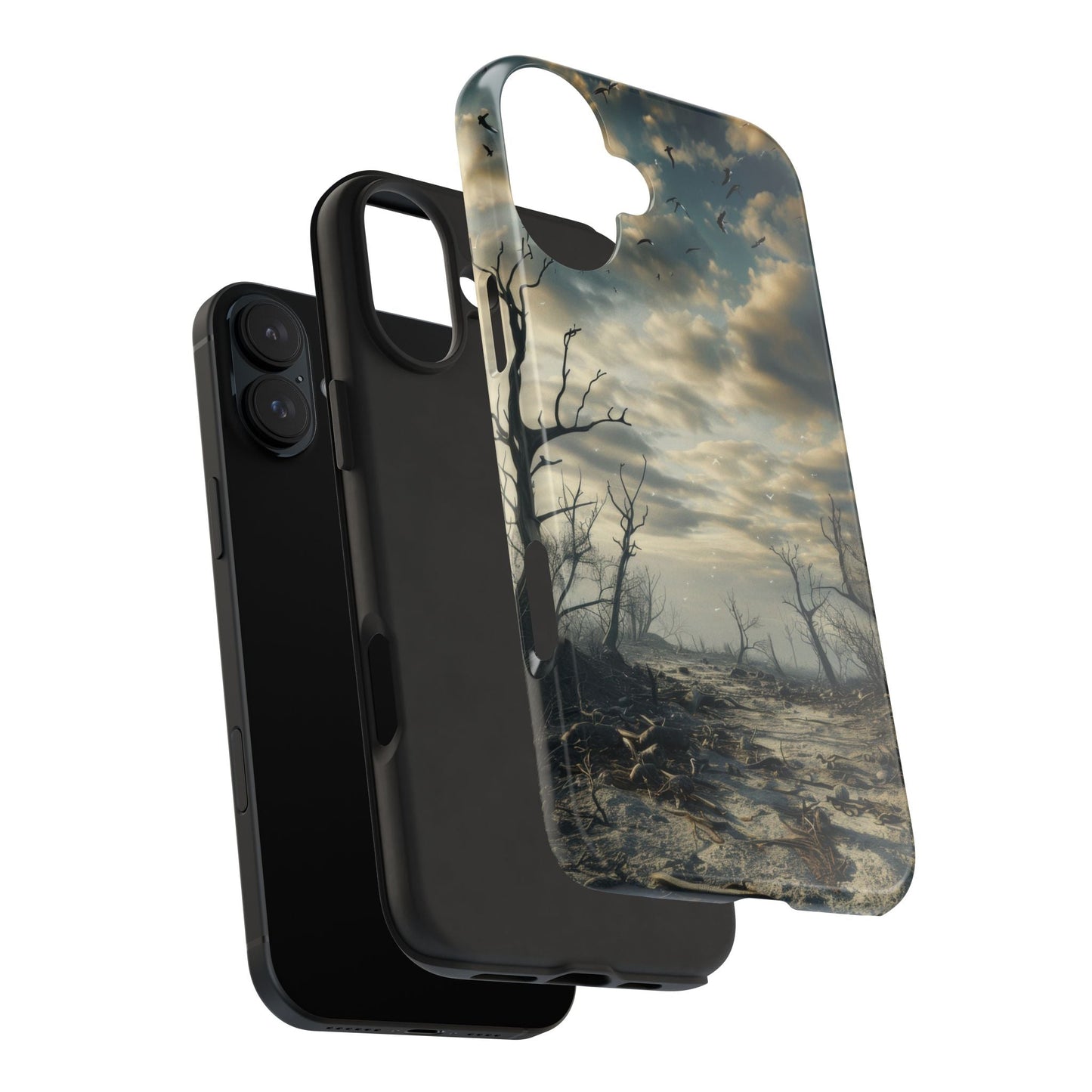 The Last Tree — Desolate Landscape Phone Case - JDG Visual Arts