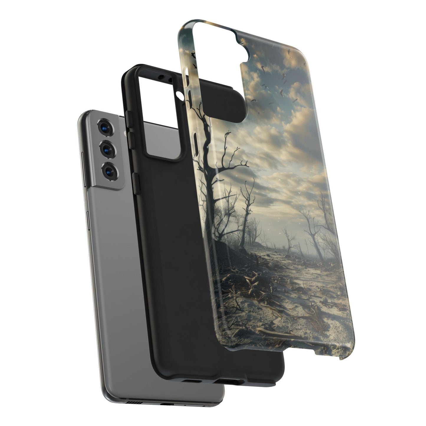The Last Tree — Desolate Landscape Phone Case - JDG Visual Arts