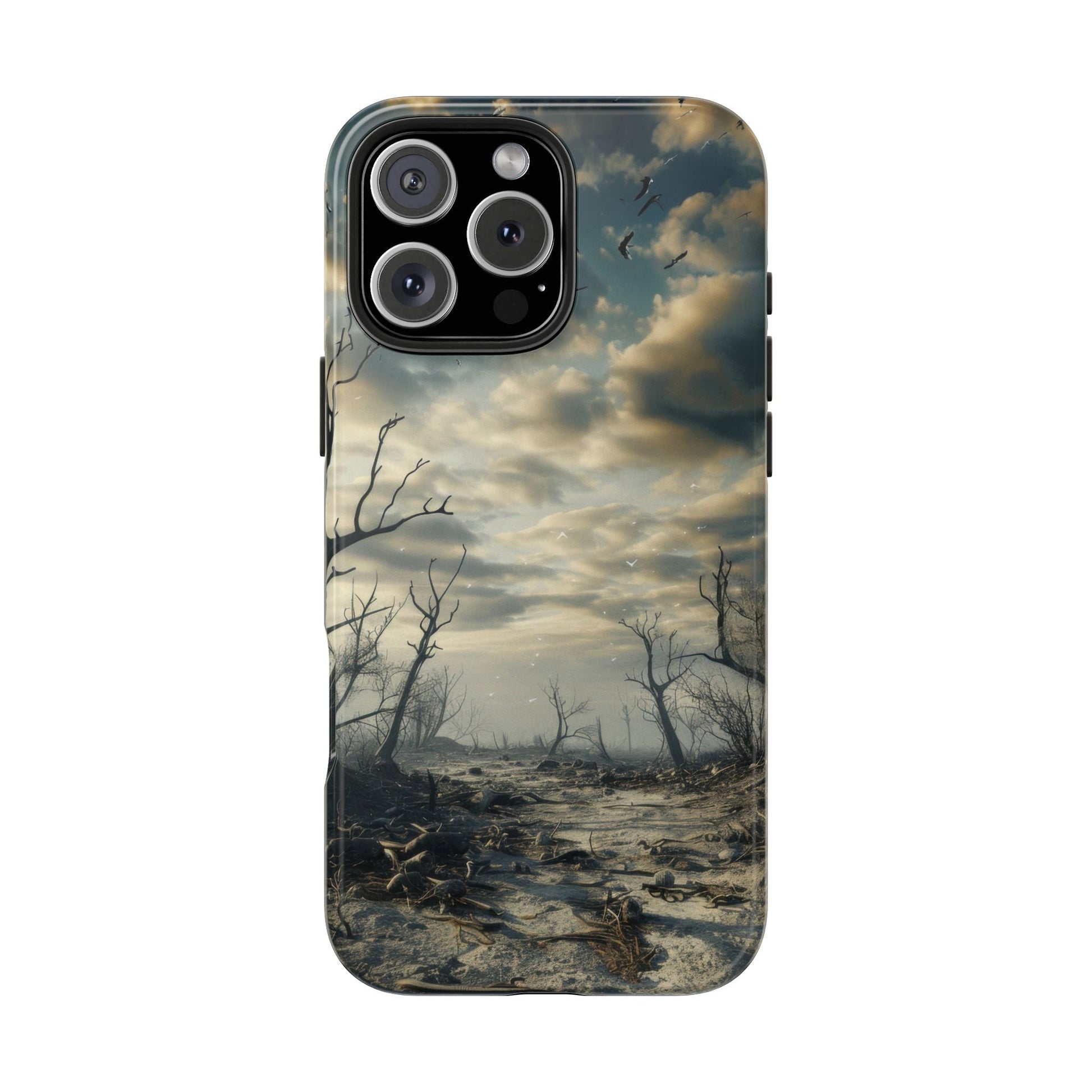 The Last Tree — Desolate Landscape Phone Case - JG Visual Arts