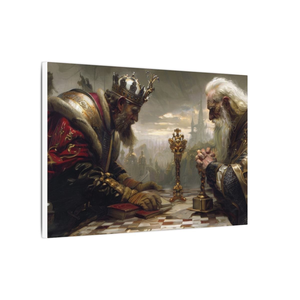The Long Game — Kings at Chess Canvas - JG Visual Arts