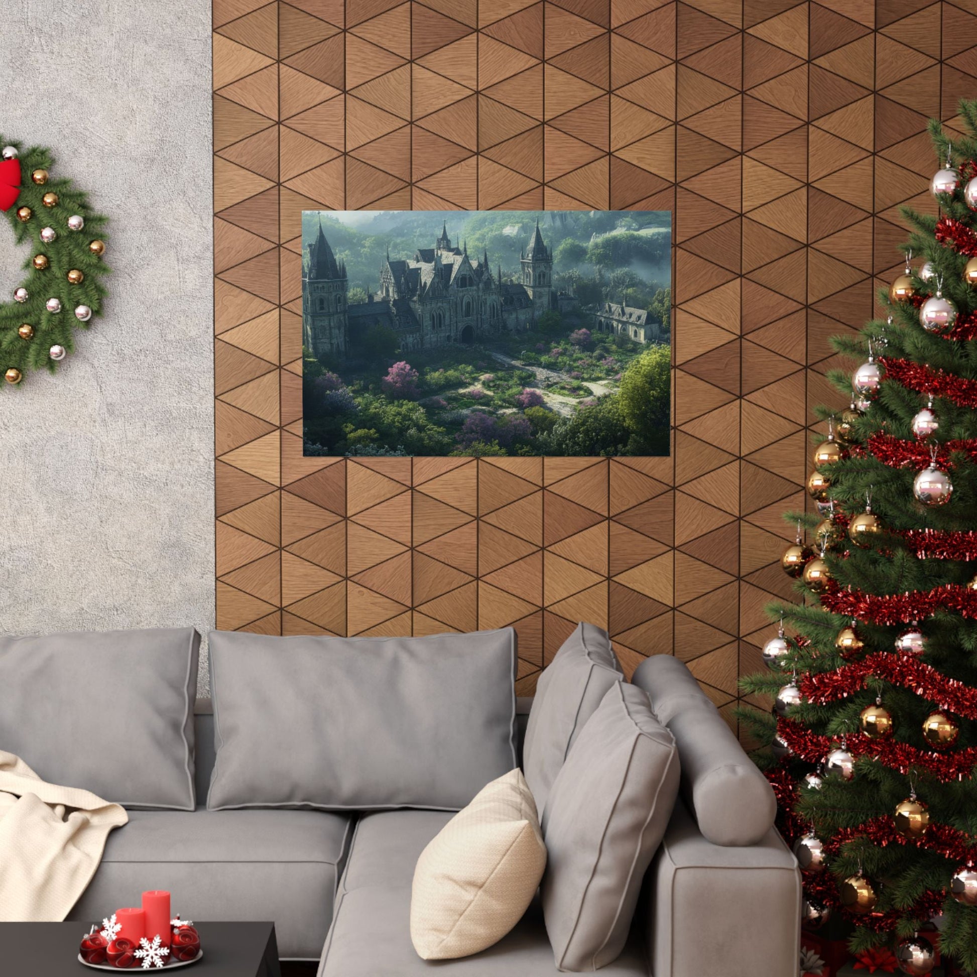 The Overgrown Crown — Castle From Above Poster - JG Visual Arts