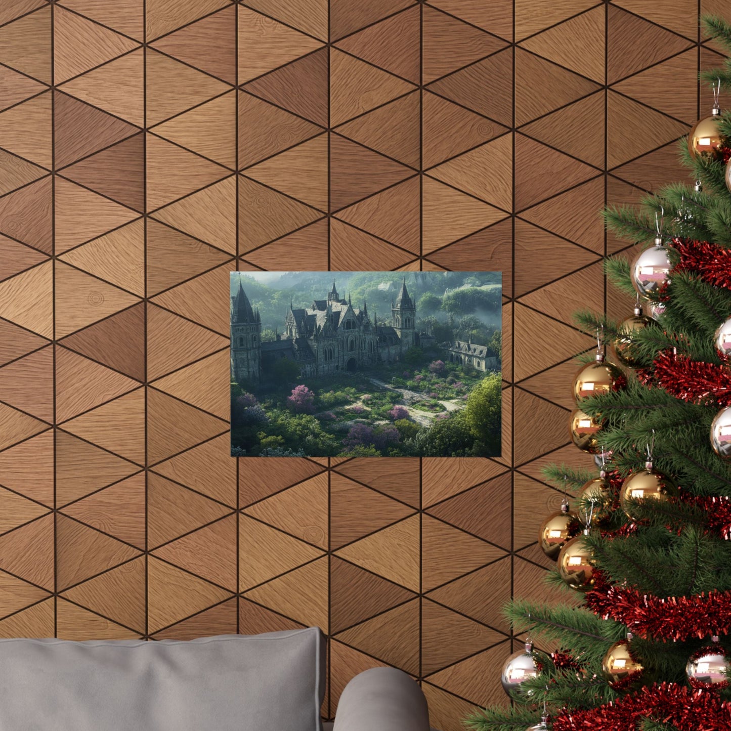 The Overgrown Crown — Castle From Above Poster - JG Visual Arts