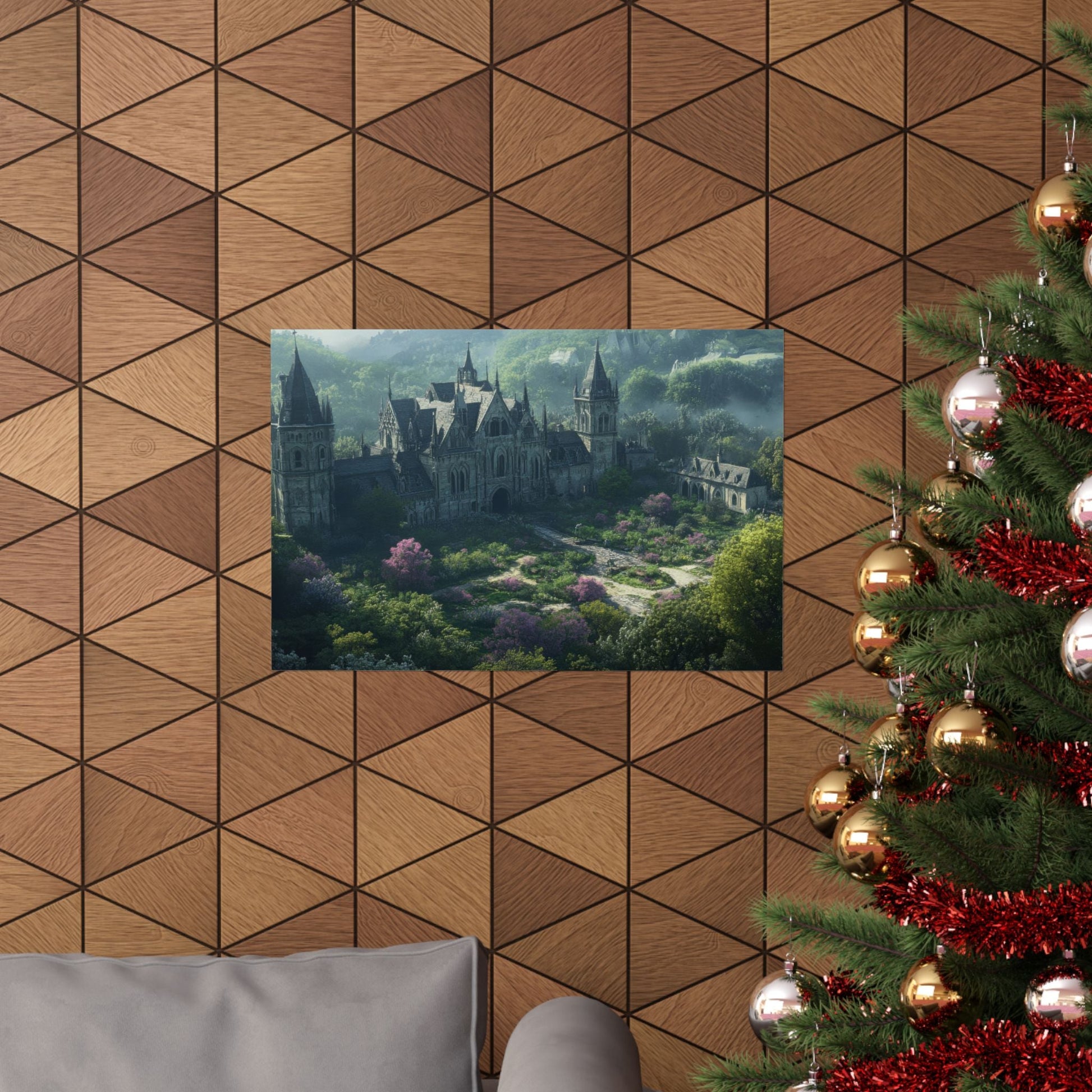The Overgrown Crown — Castle From Above Poster - JG Visual Arts