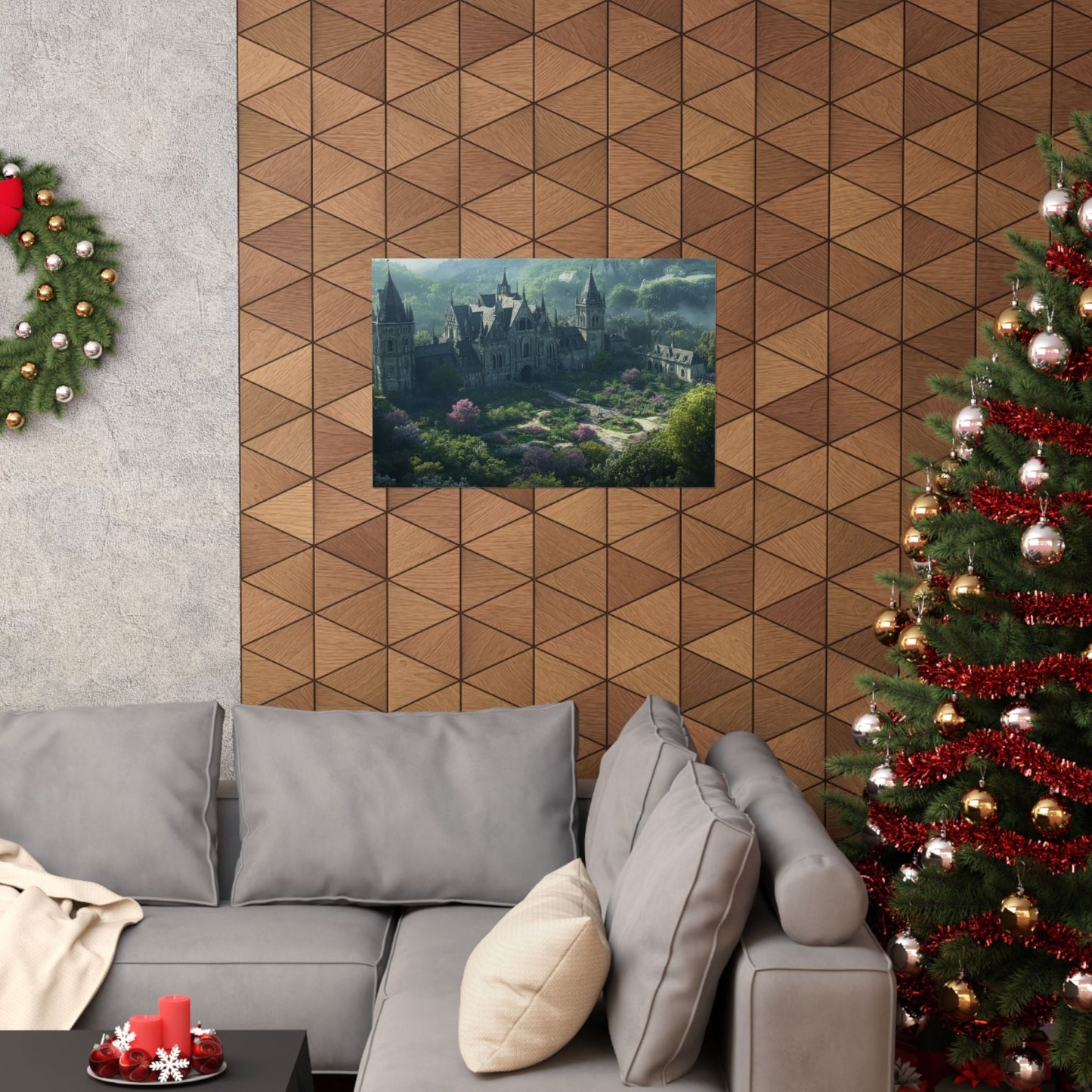 The Overgrown Crown — Castle From Above Poster - JG Visual Arts
