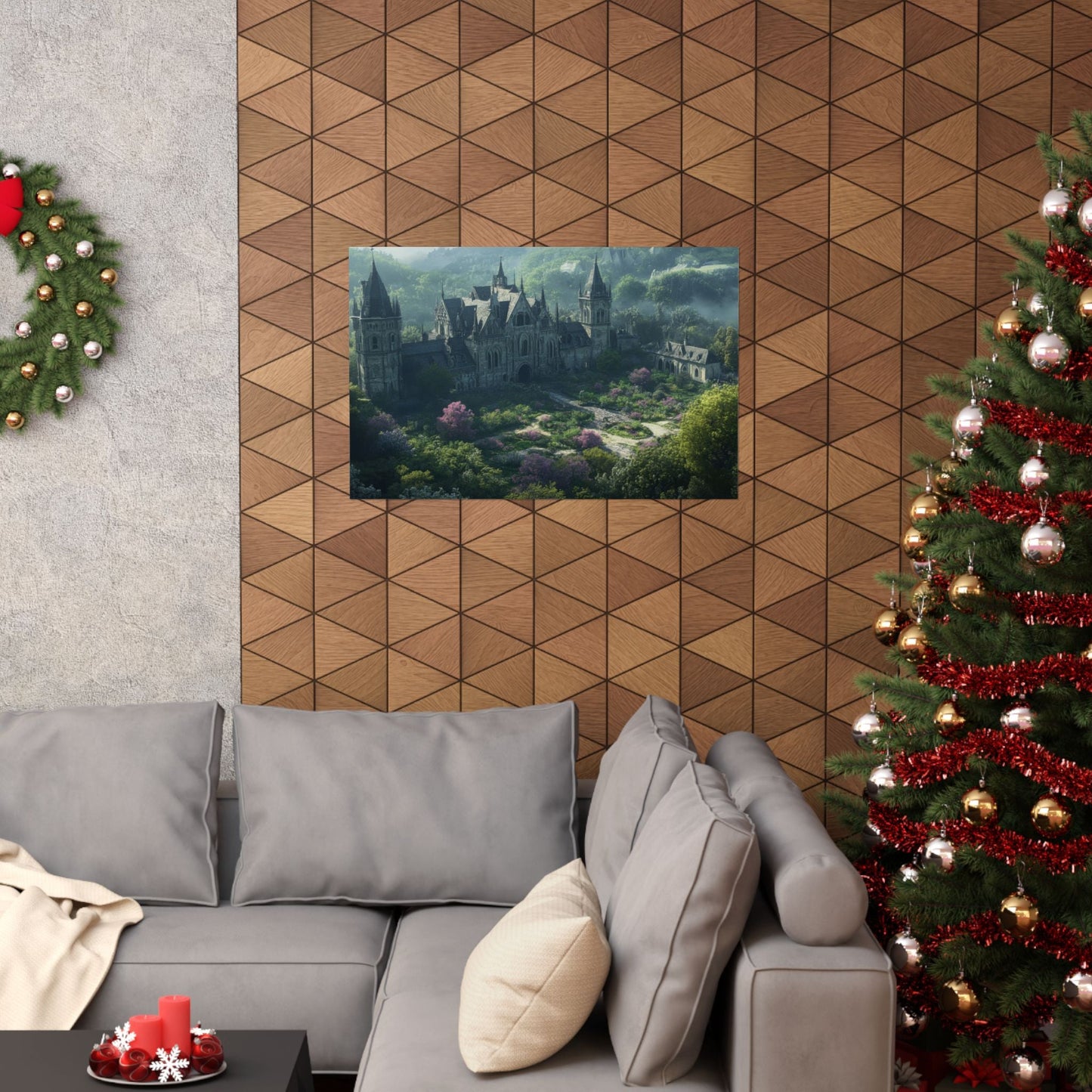 The Overgrown Crown — Castle From Above Poster - JG Visual Arts