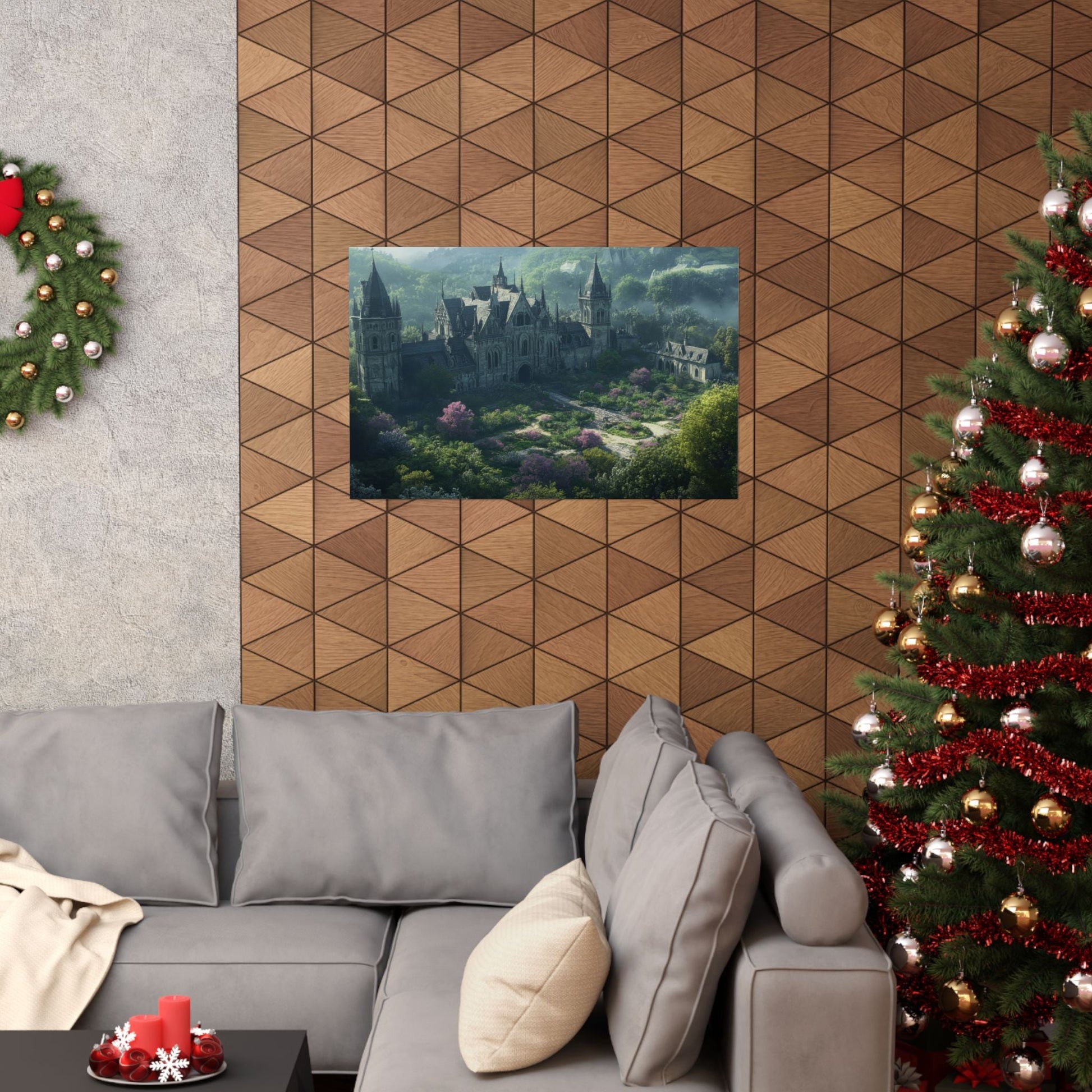 The Overgrown Crown — Castle From Above Poster - JG Visual Arts
