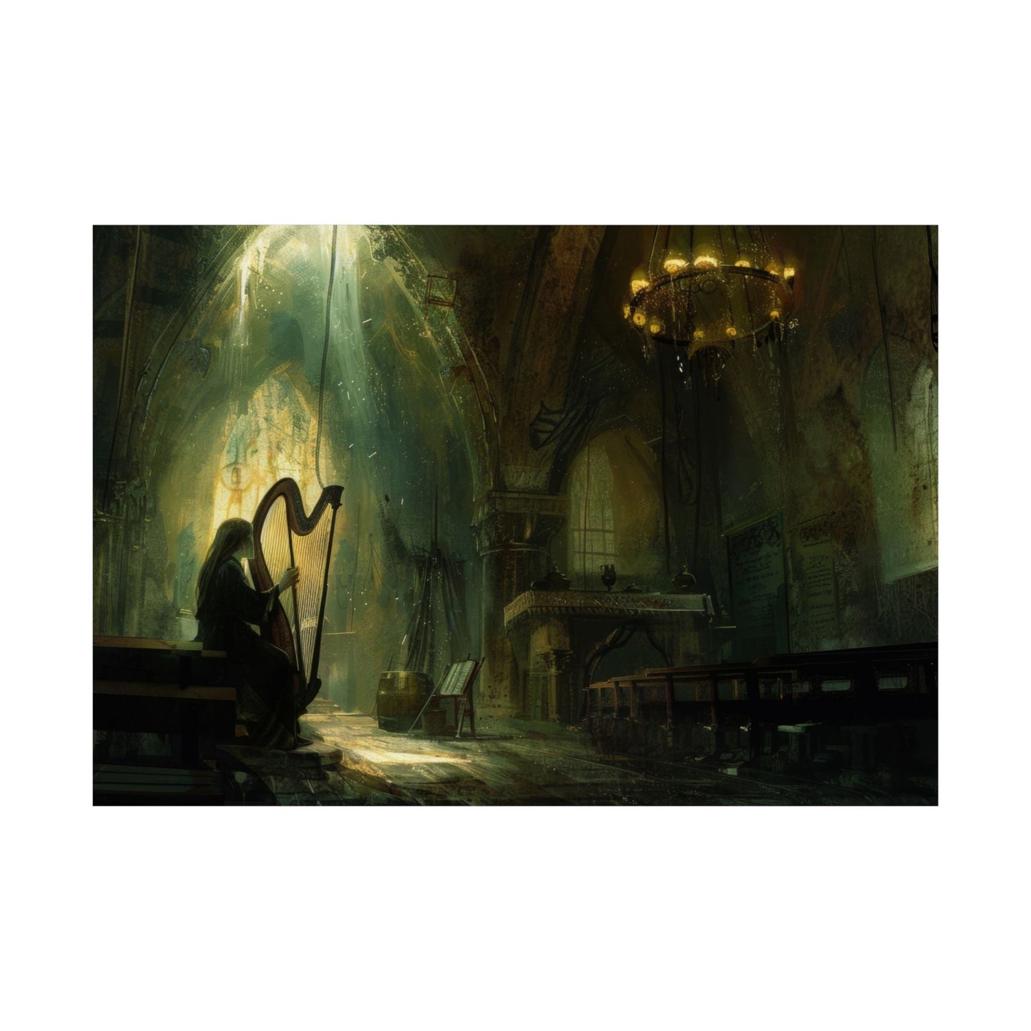 The Quiet Cathedral Poster - JG Visual Arts