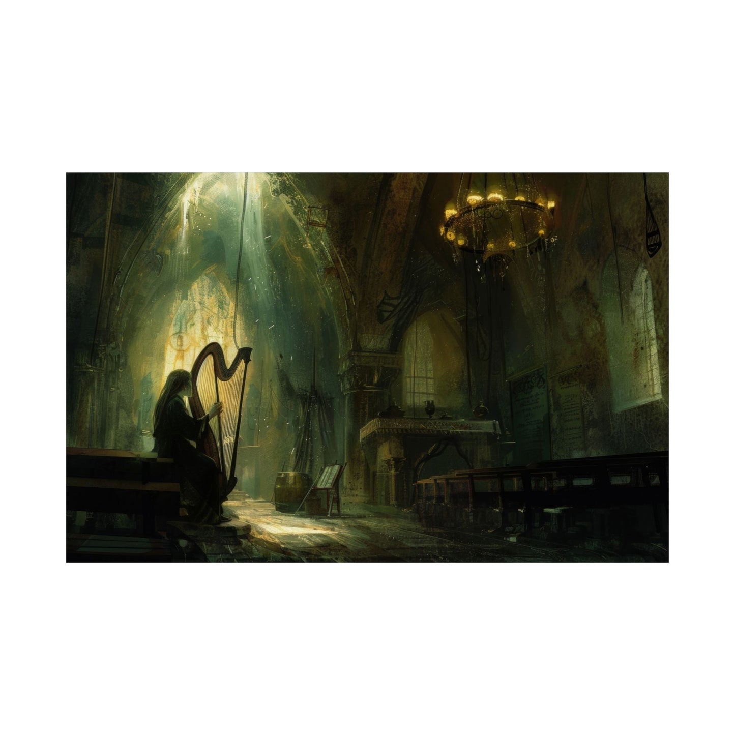 The Quiet Cathedral Poster - JG Visual Arts