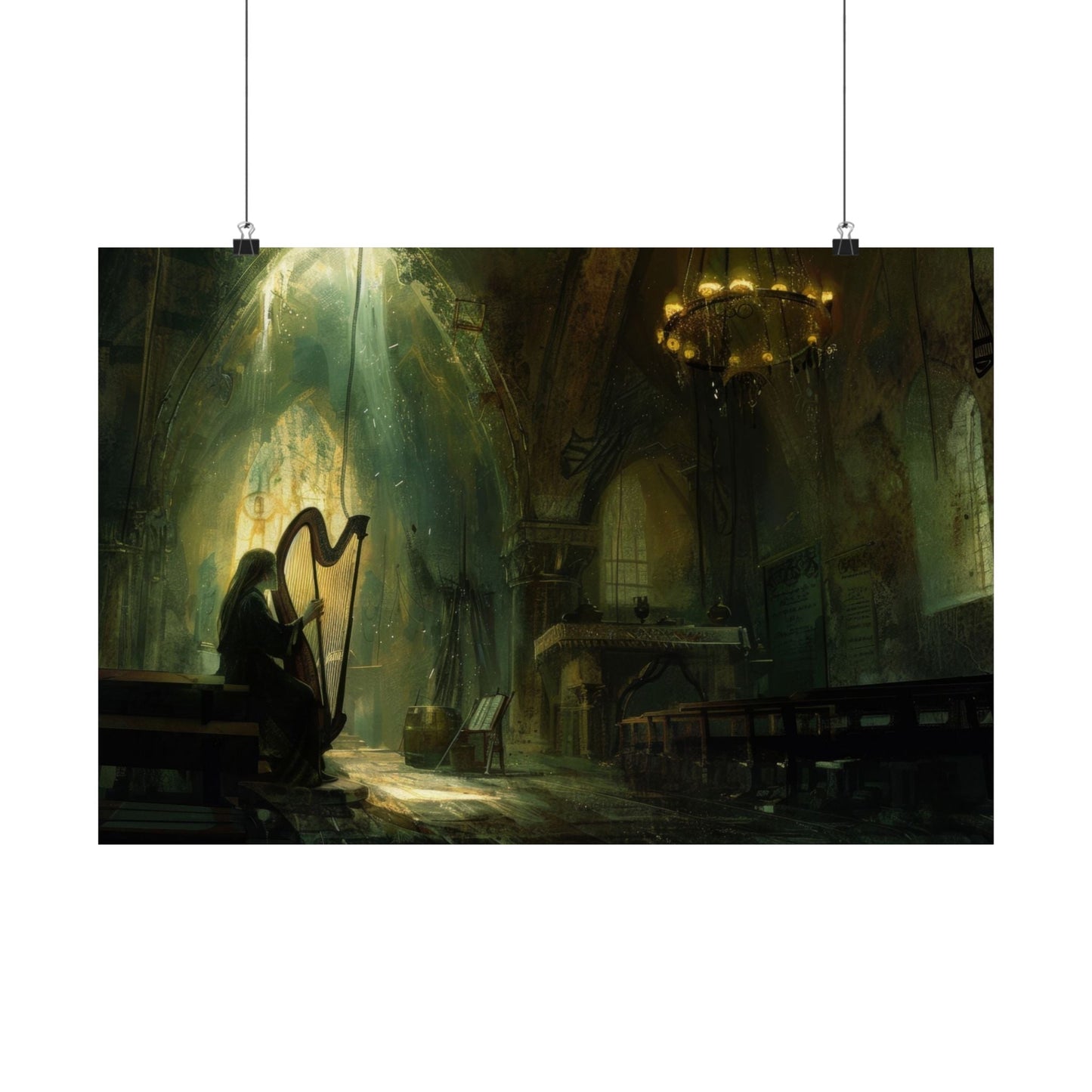 The Quiet Cathedral Poster - JG Visual Arts