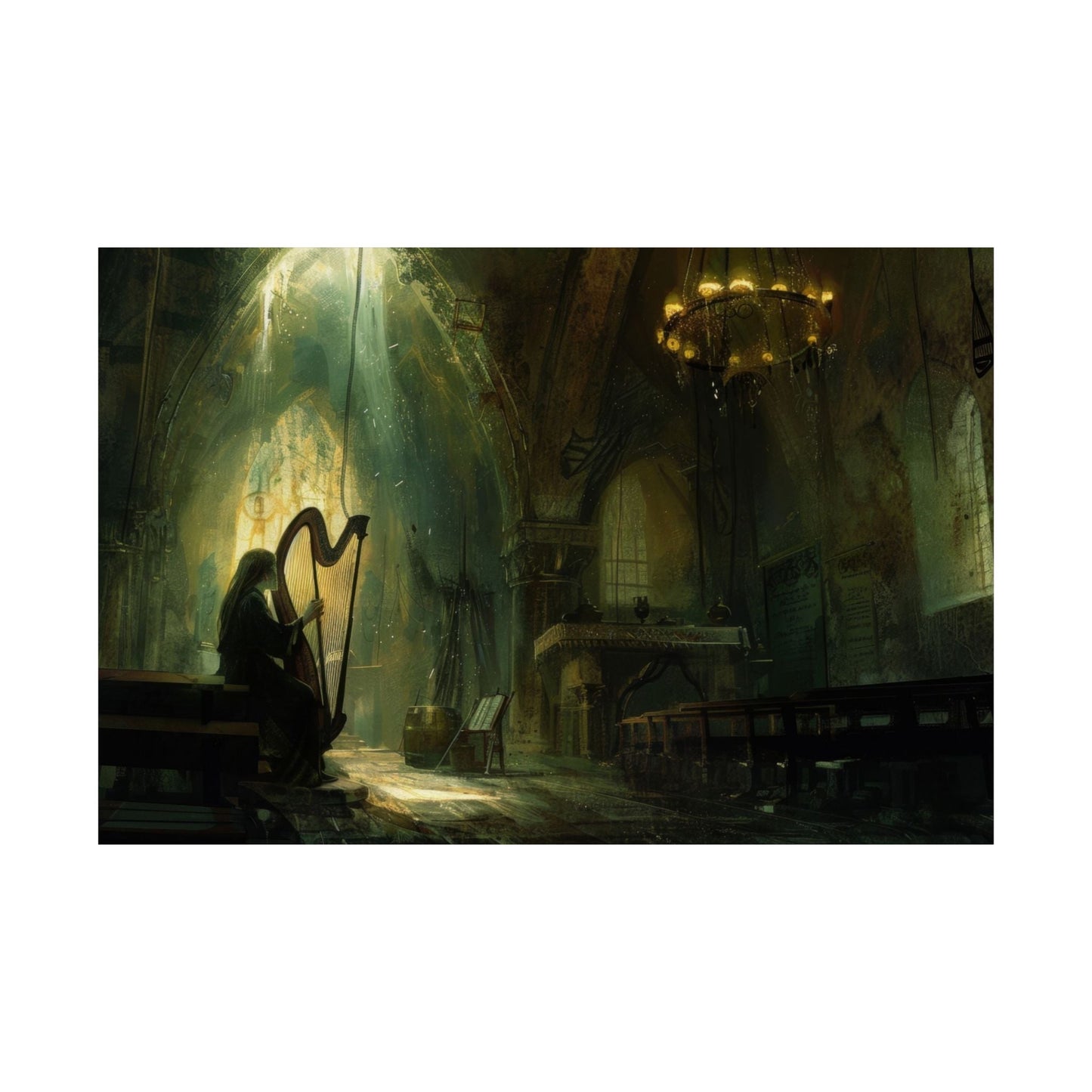The Quiet Cathedral Poster - JG Visual Arts