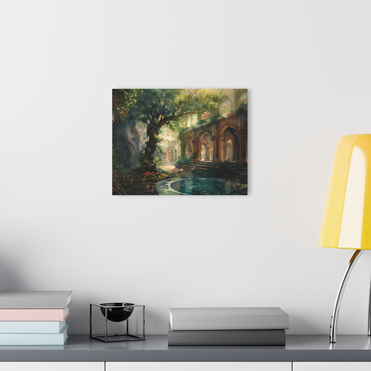 The Quiet Colonnade Acrylic Print - JG Visual Arts