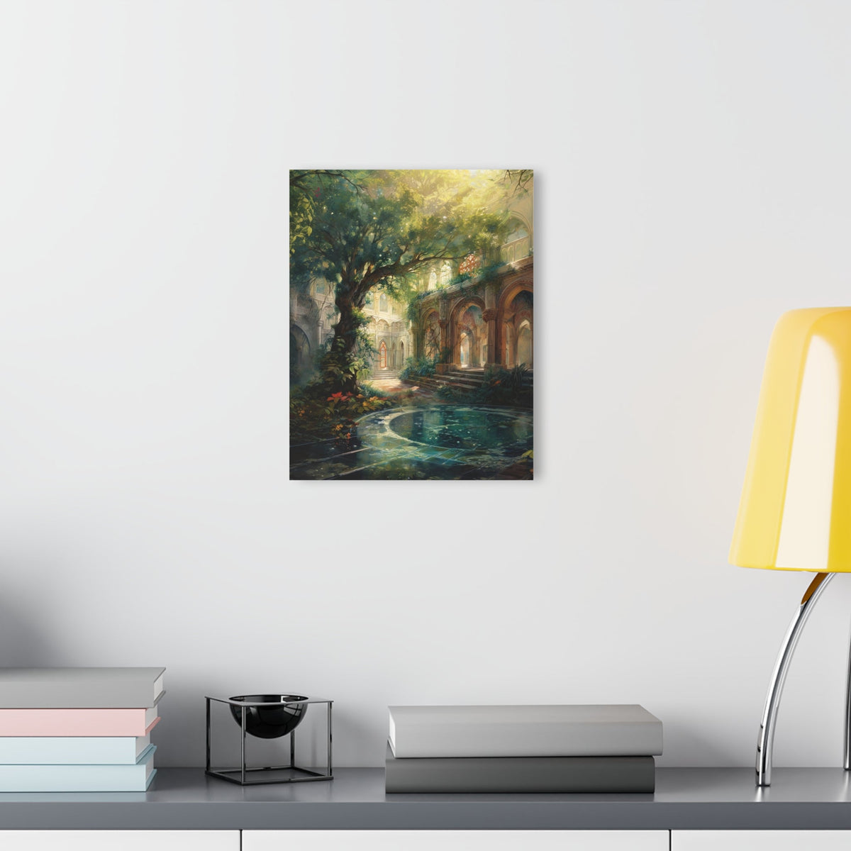 The Quiet Colonnade Acrylic Print - JG Visual Arts