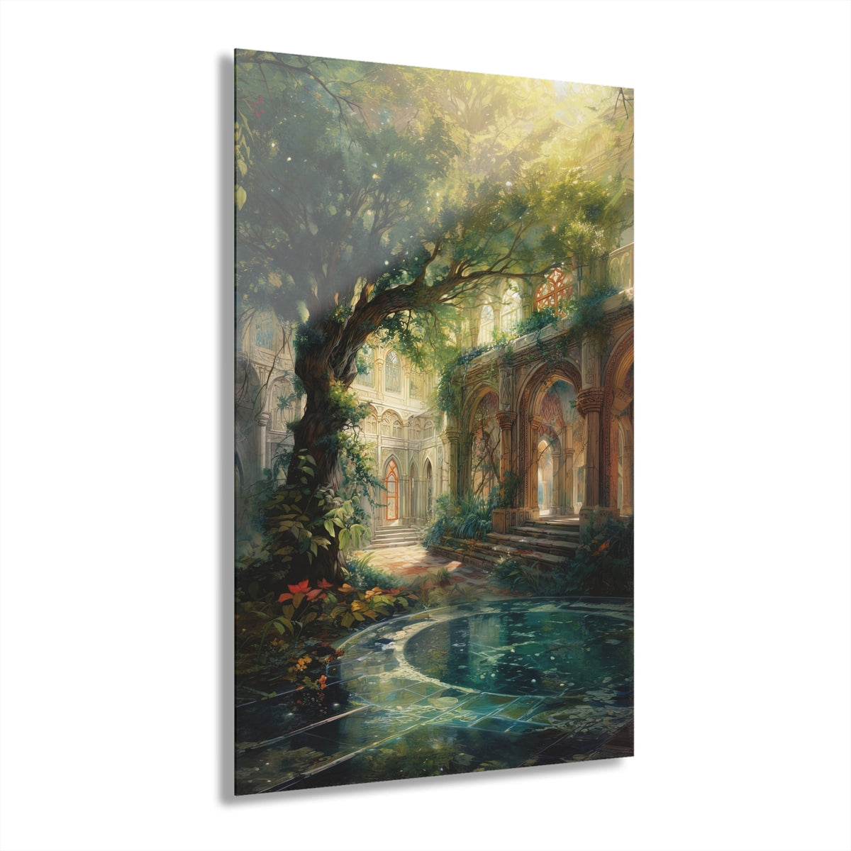 The Quiet Colonnade Acrylic Print - JG Visual Arts
