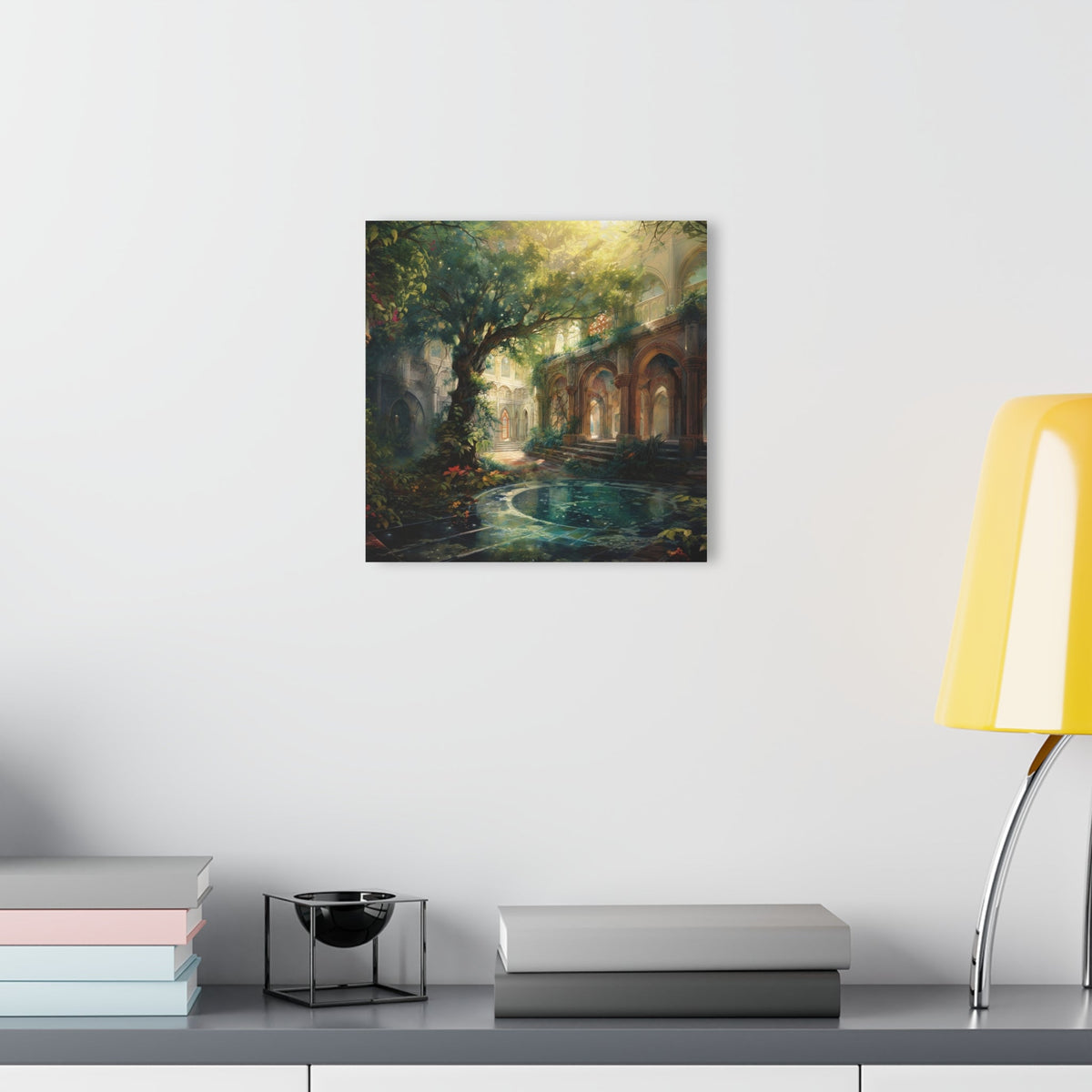 The Quiet Colonnade Acrylic Print - JG Visual Arts