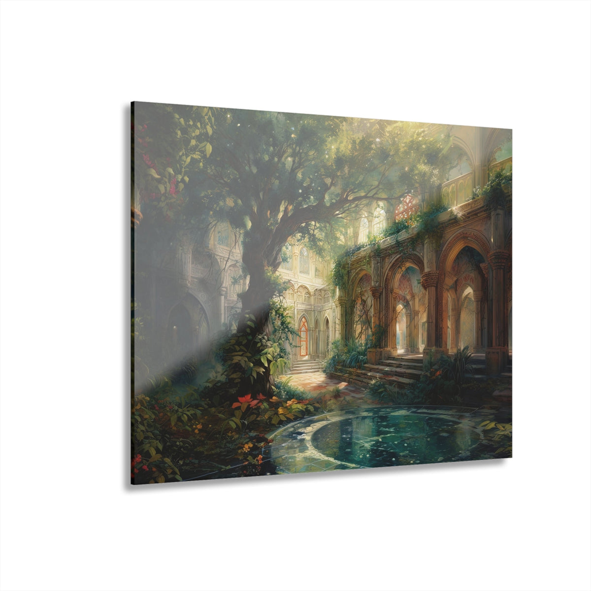 The Quiet Colonnade Acrylic Print - JG Visual Arts