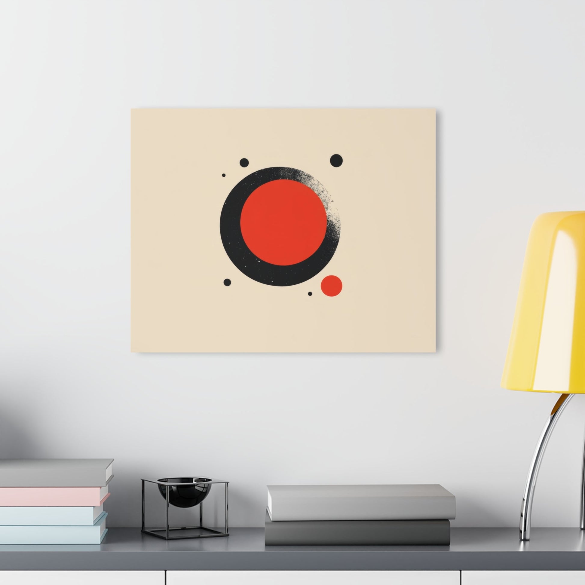 The Red Circle — Minimal Acrylic Print - JG Visual Arts
