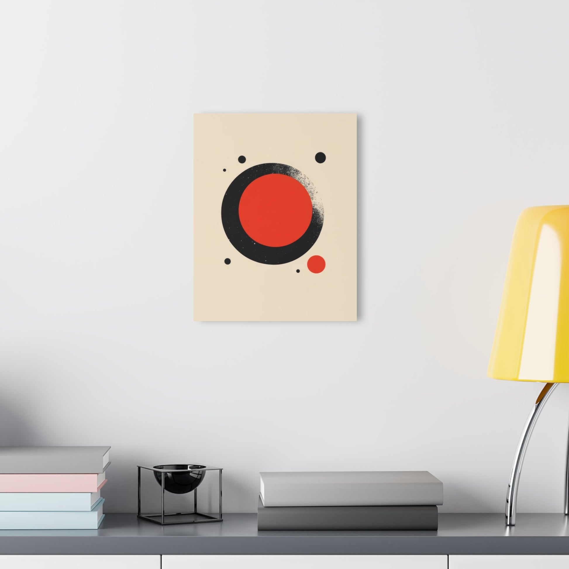 The Red Circle — Minimal Acrylic Print - JG Visual Arts
