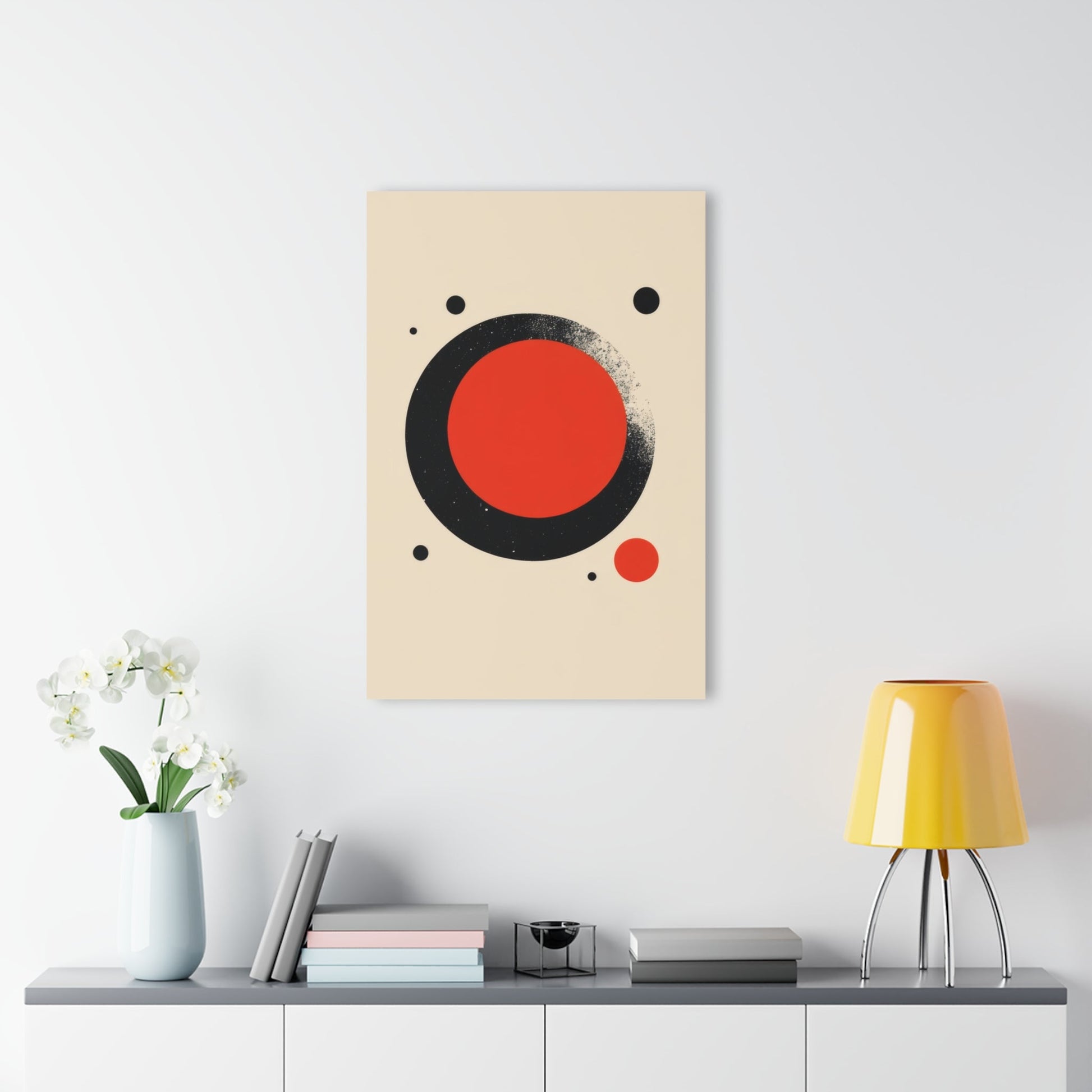 The Red Circle — Minimal Acrylic Print - JG Visual Arts