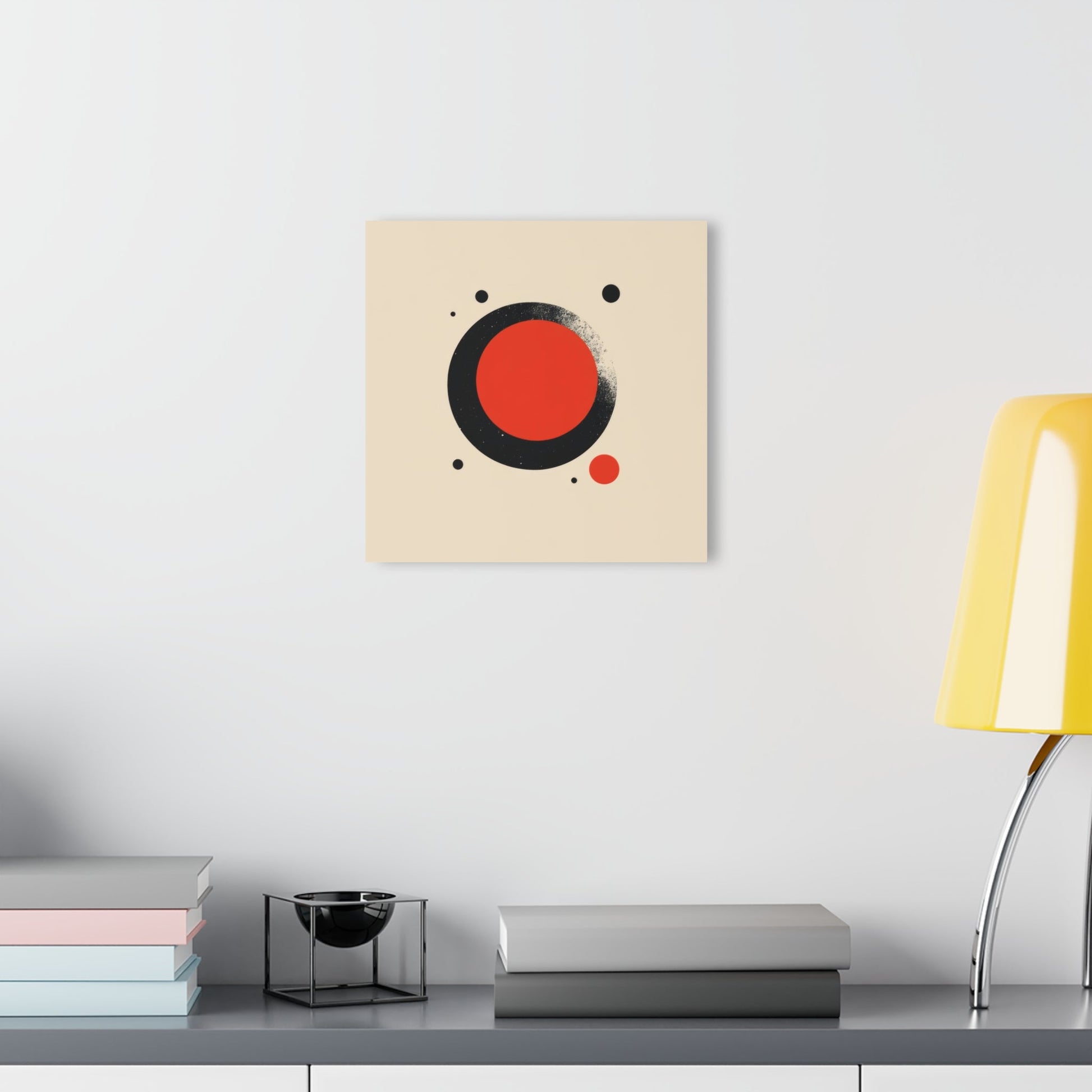 The Red Circle — Minimal Acrylic Print - JG Visual Arts