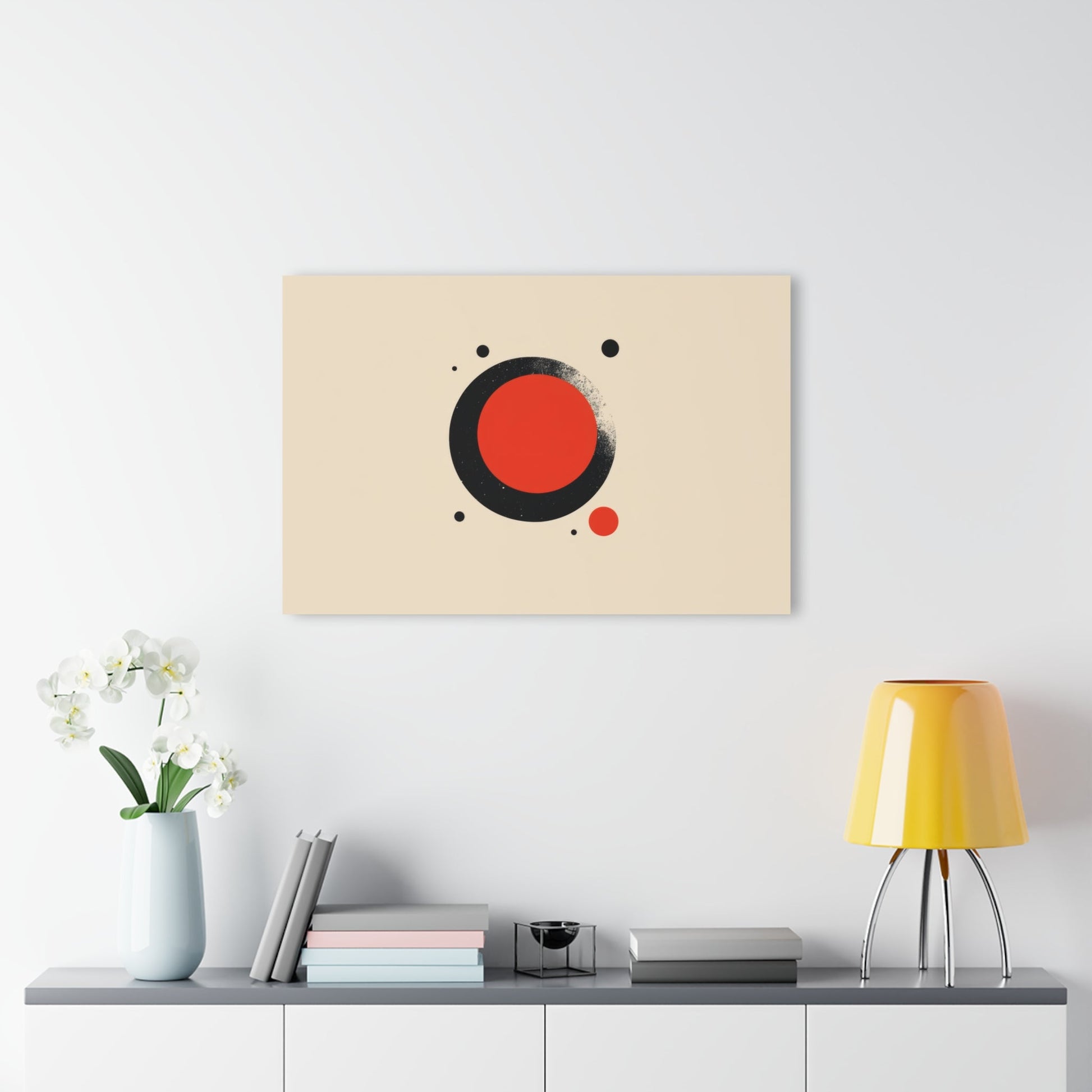 The Red Circle — Minimal Acrylic Print - JG Visual Arts