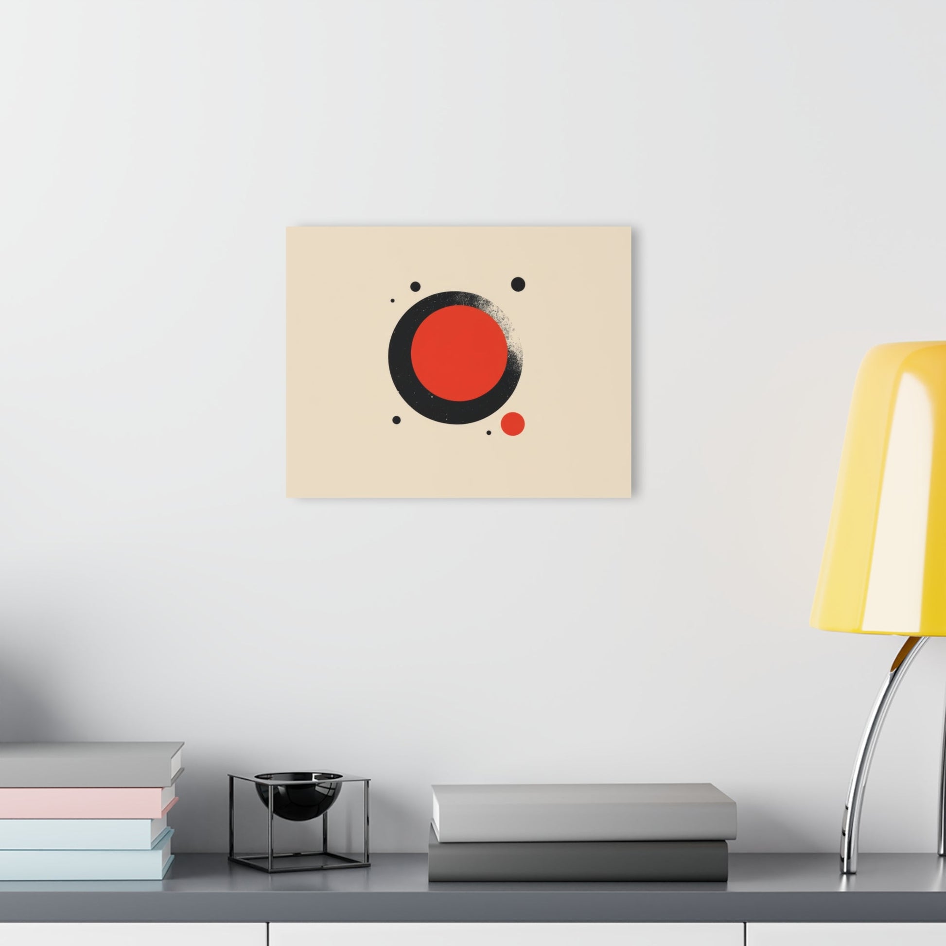 The Red Circle — Minimal Acrylic Print - JG Visual Arts