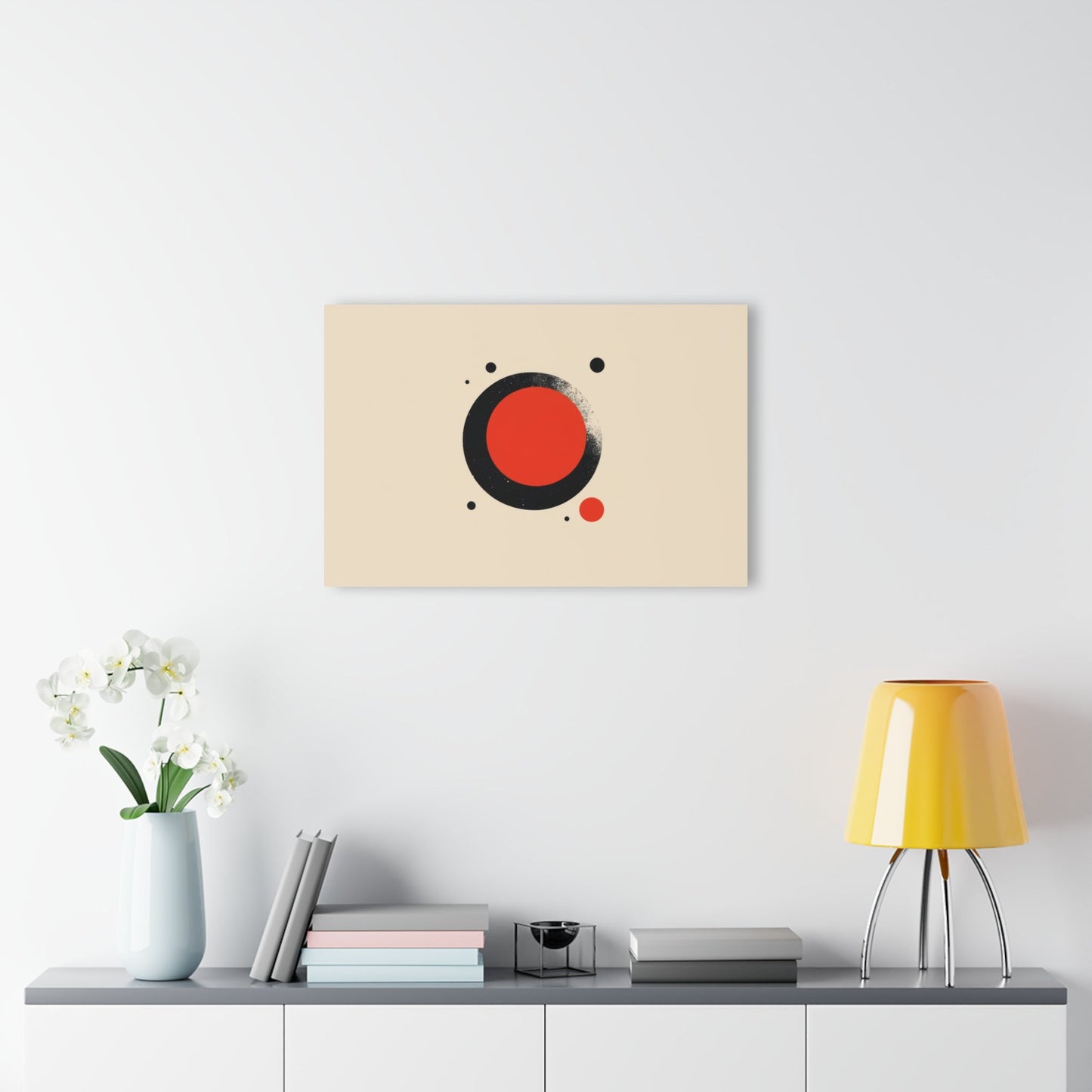 The Red Circle — Minimal Acrylic Print - JG Visual Arts