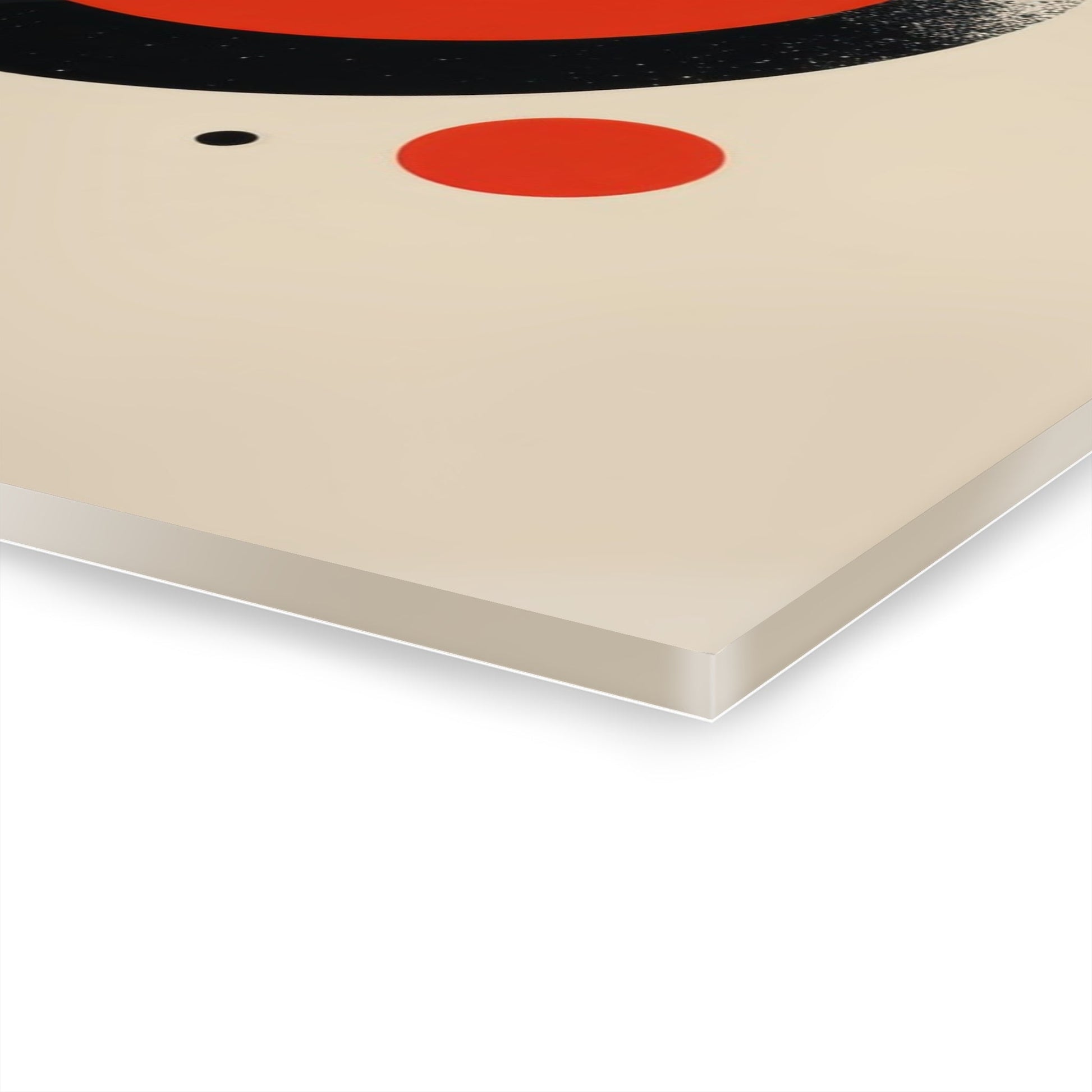 The Red Circle — Minimal Acrylic Print - JG Visual Arts
