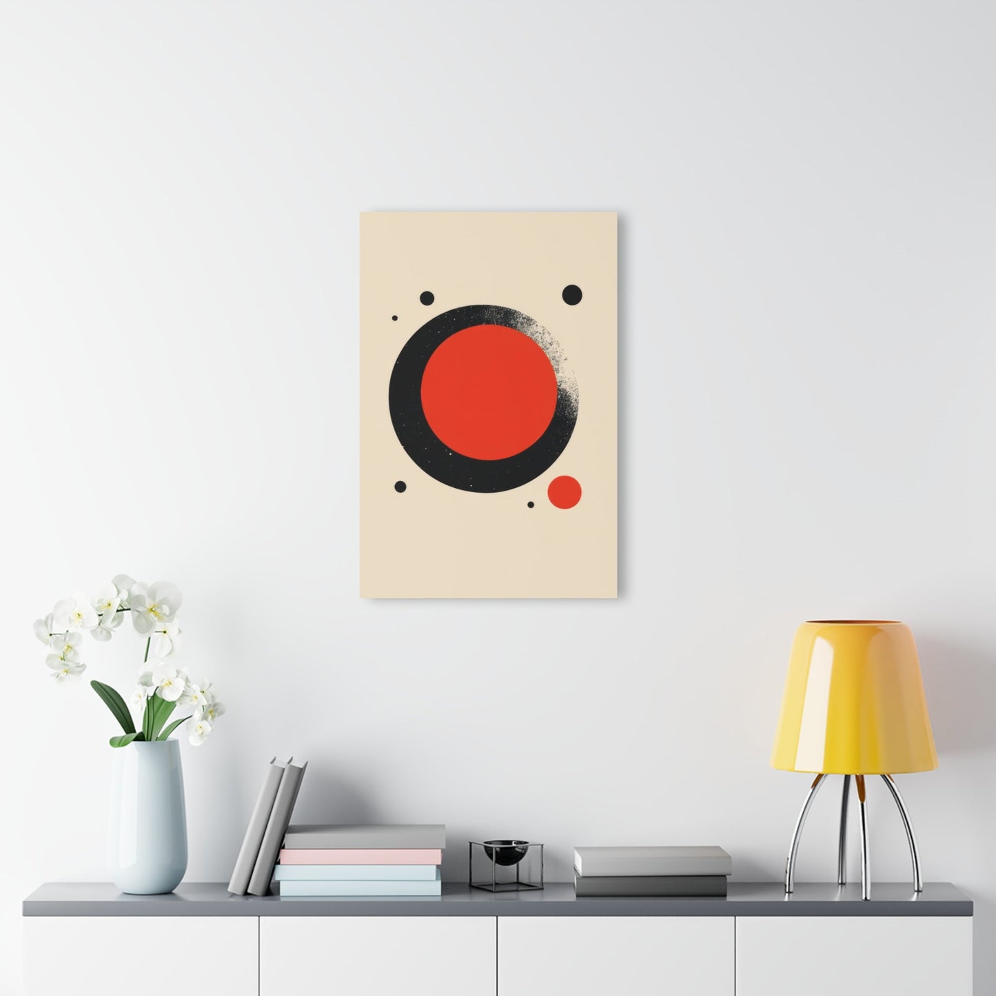 The Red Circle — Minimal Acrylic Print - JG Visual Arts