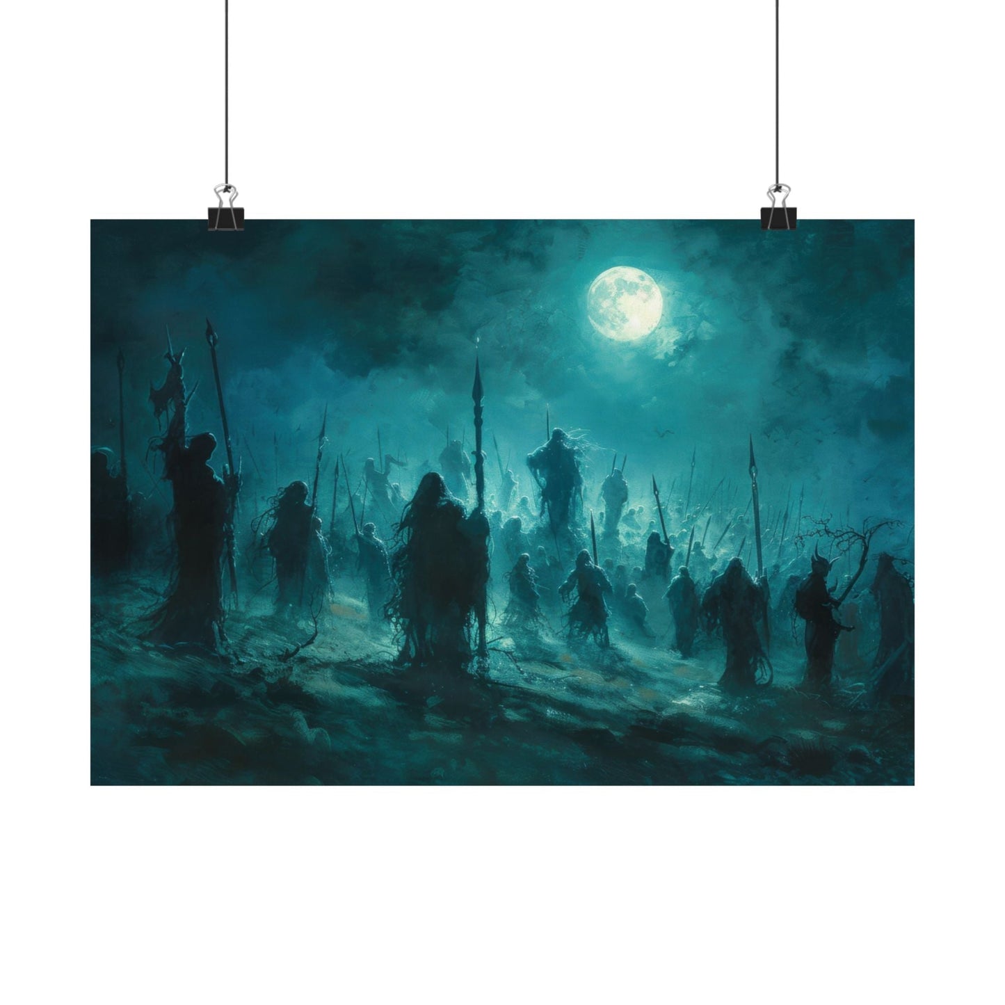 The Silent Muster — Ghost Army Poster - JG Visual Arts
