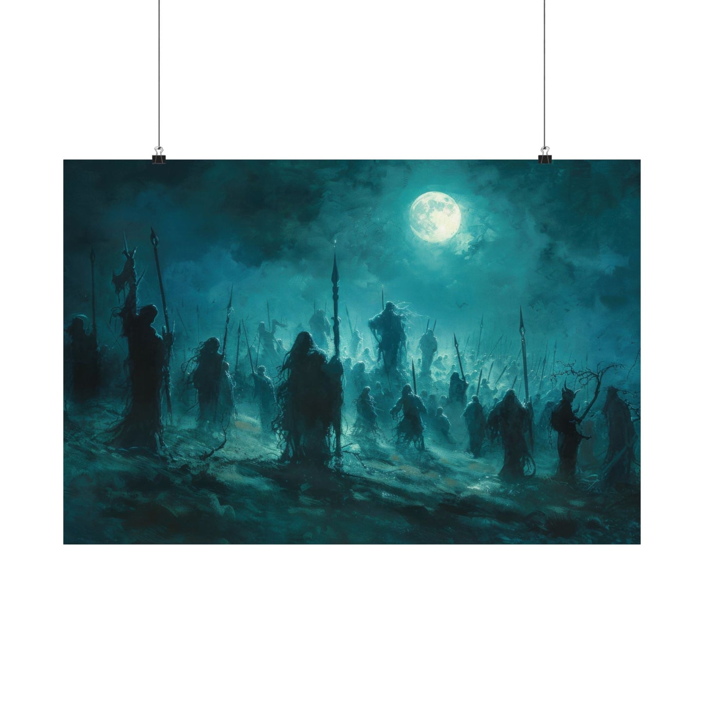 The Silent Muster — Ghost Army Poster - JG Visual Arts