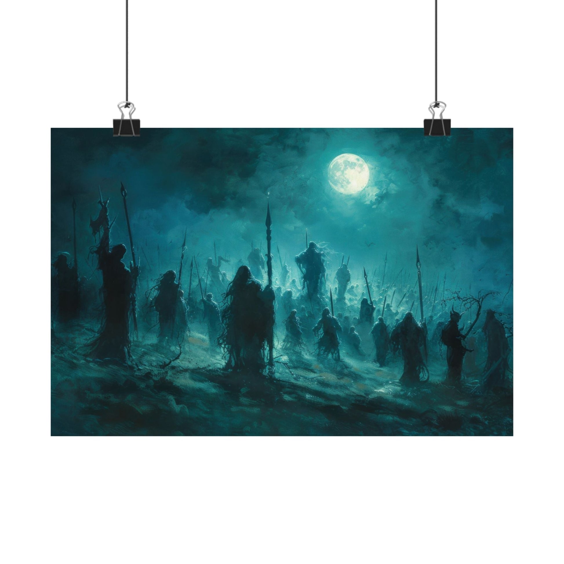 The Silent Muster — Ghost Army Poster - JG Visual Arts