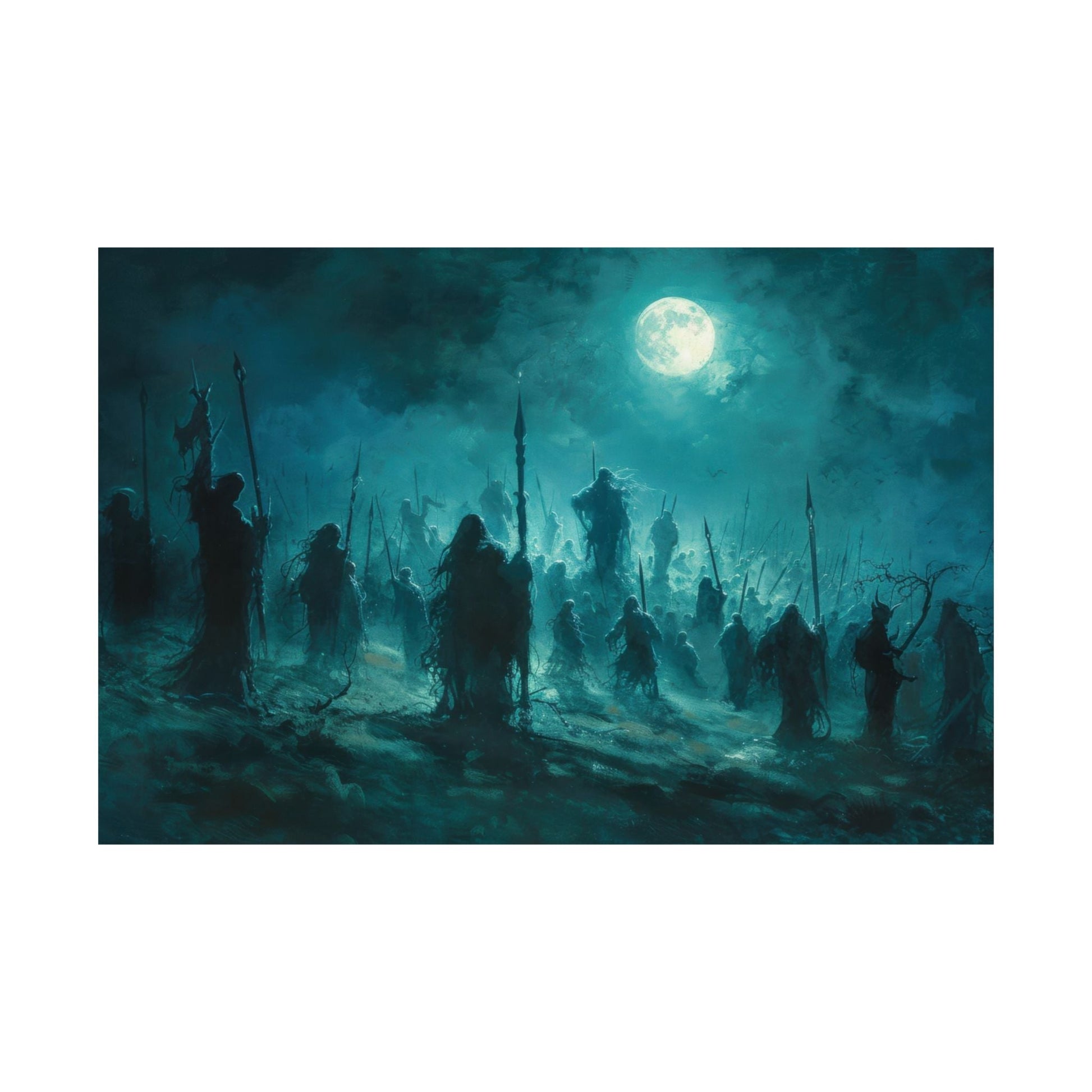 The Silent Muster — Ghost Army Poster - JG Visual Arts