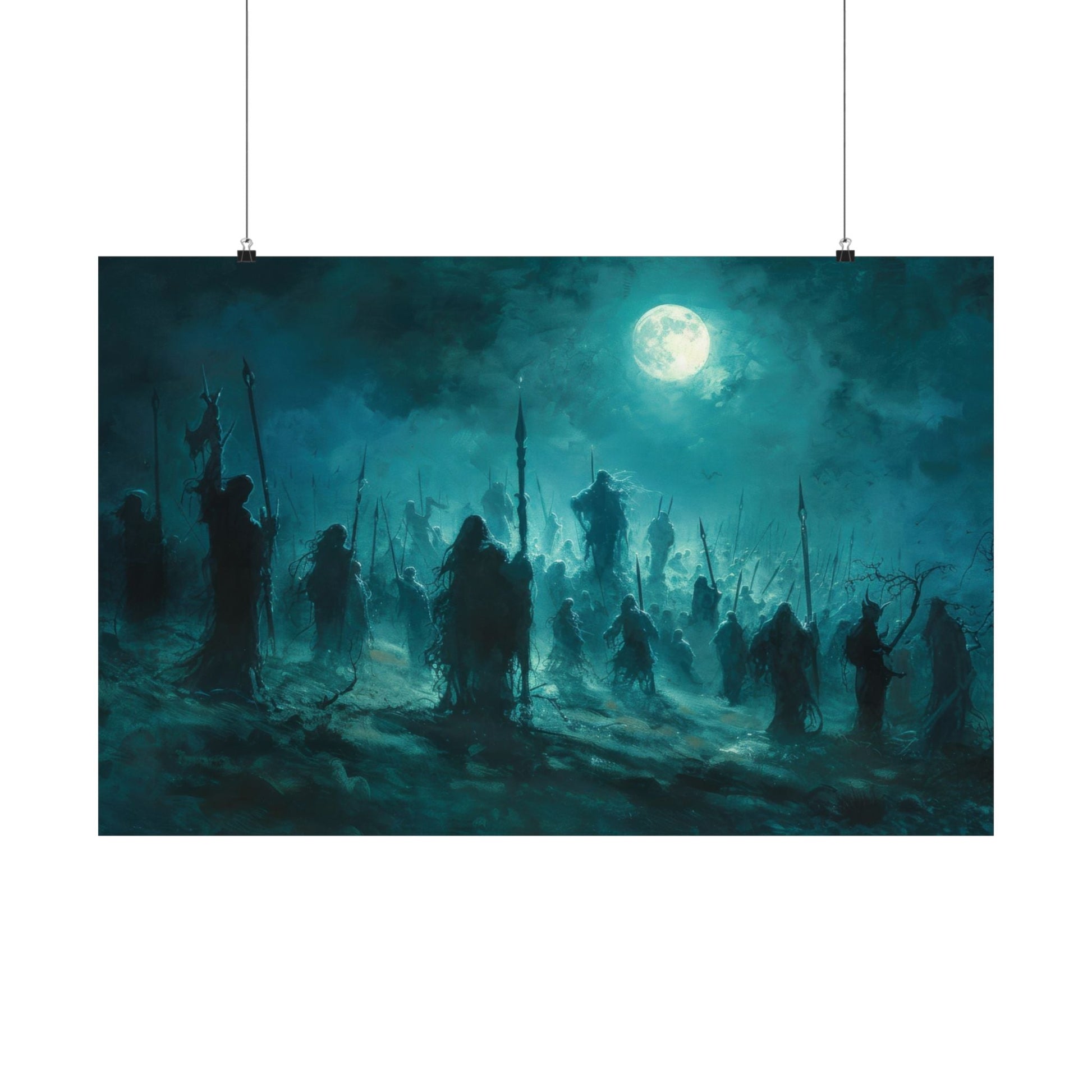 The Silent Muster — Ghost Army Poster - JG Visual Arts