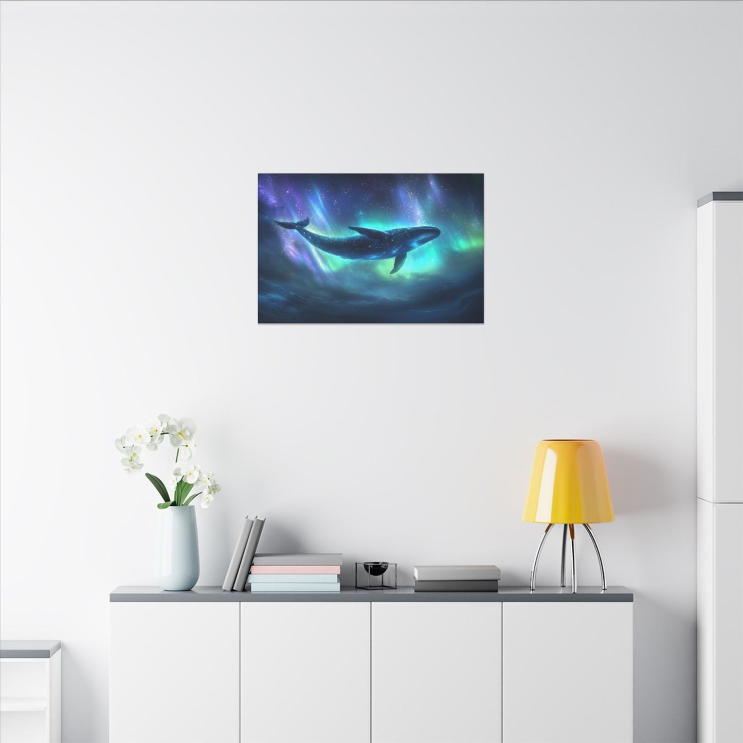 The Star Whale — Cosmic Migration Canvas - JG Visual Arts