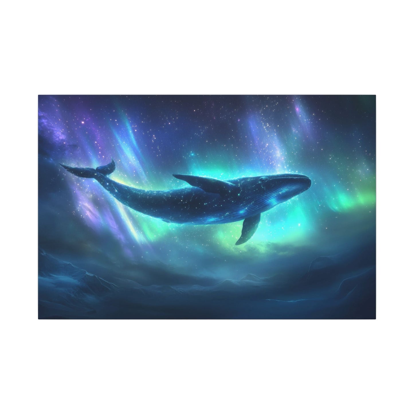The Star Whale — Cosmic Migration Canvas - JG Visual Arts