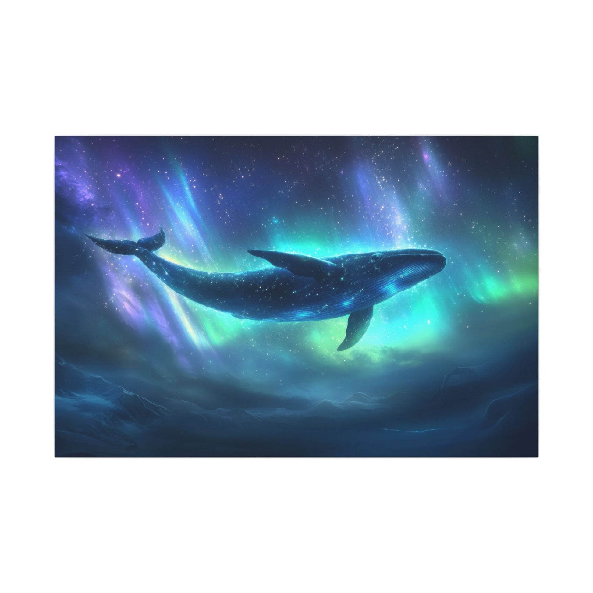 The Star Whale — Cosmic Migration Canvas - JG Visual Arts