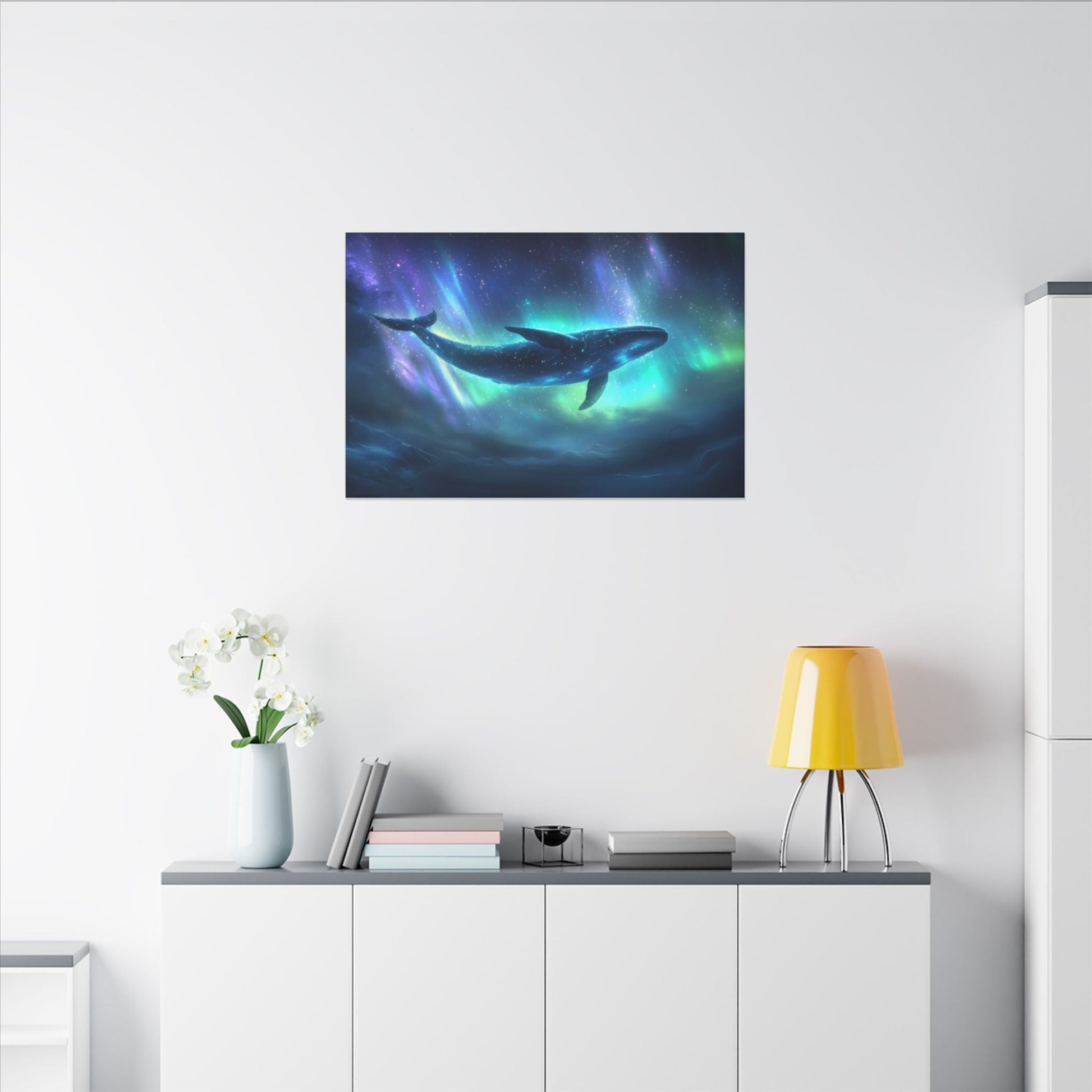 The Star Whale — Cosmic Migration Canvas - JG Visual Arts