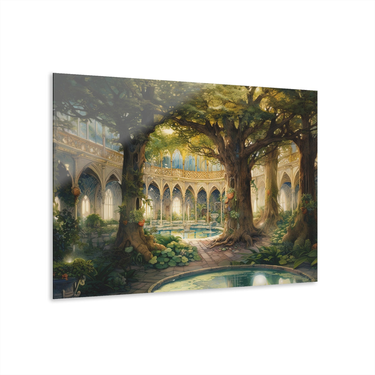 The Sunken Court Acrylic Print - JG Visual Arts