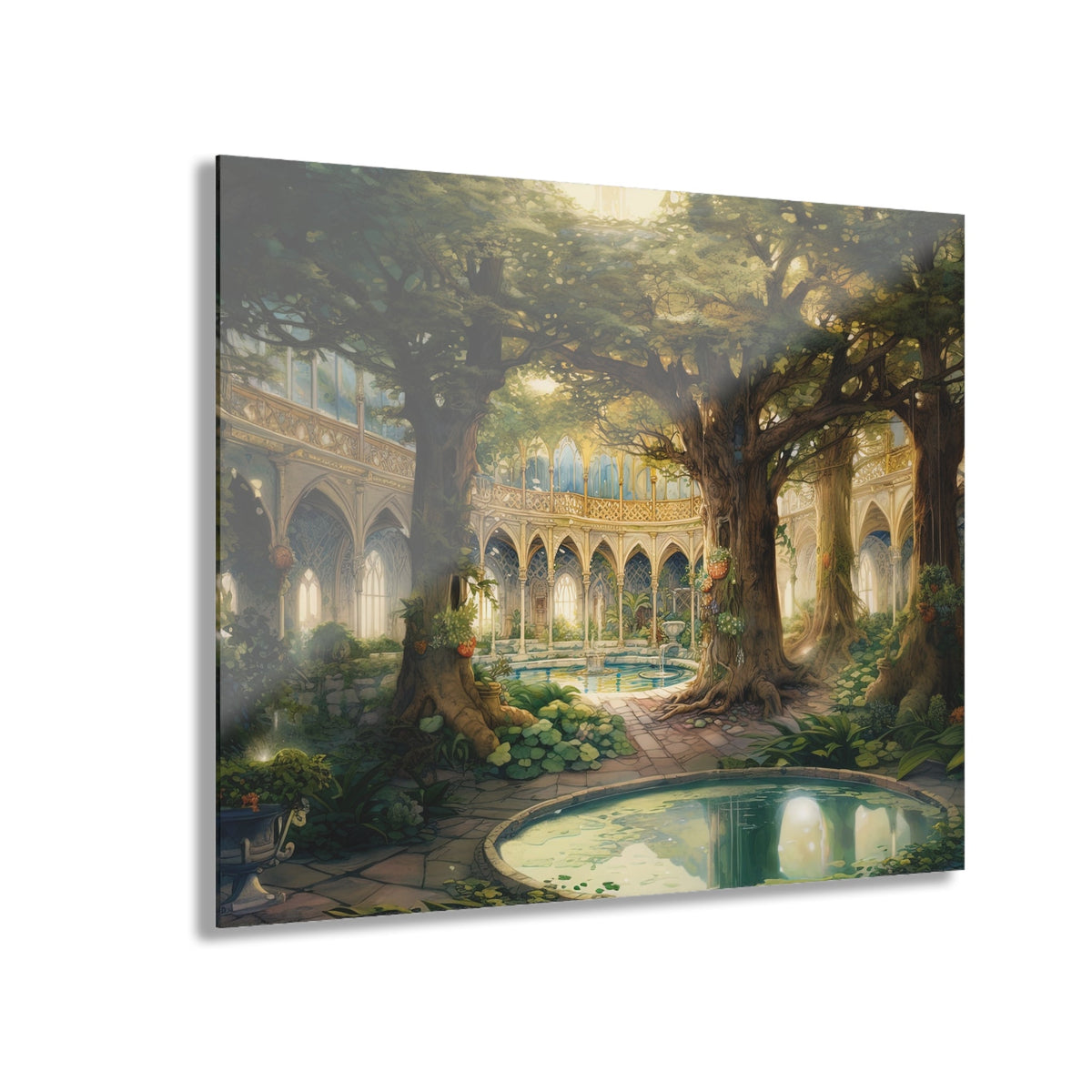 The Sunken Court Acrylic Print - JG Visual Arts