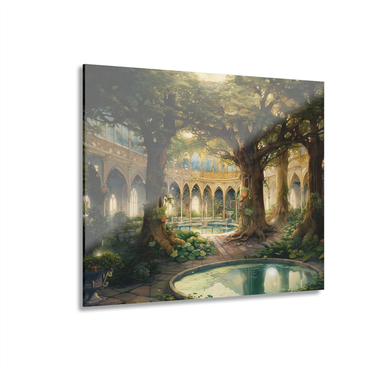 The Sunken Court Acrylic Print - JG Visual Arts