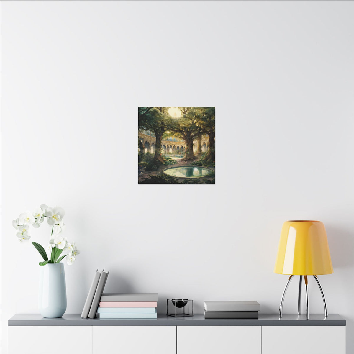 The Sunken Court Canvas - JG Visual Arts