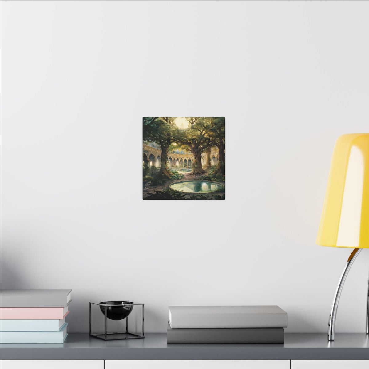 The Sunken Court Canvas - JG Visual Arts