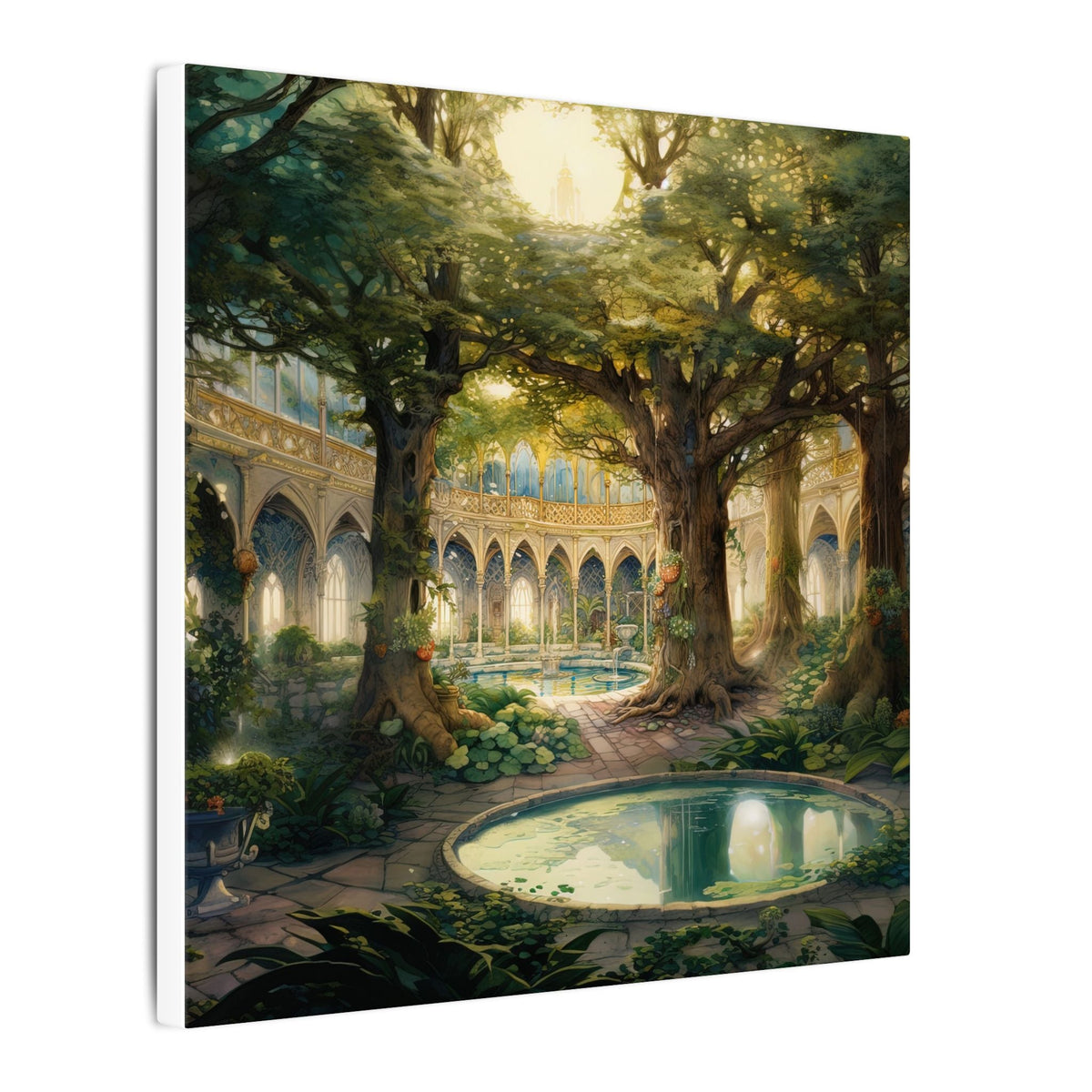 The Sunken Court Canvas - JG Visual Arts