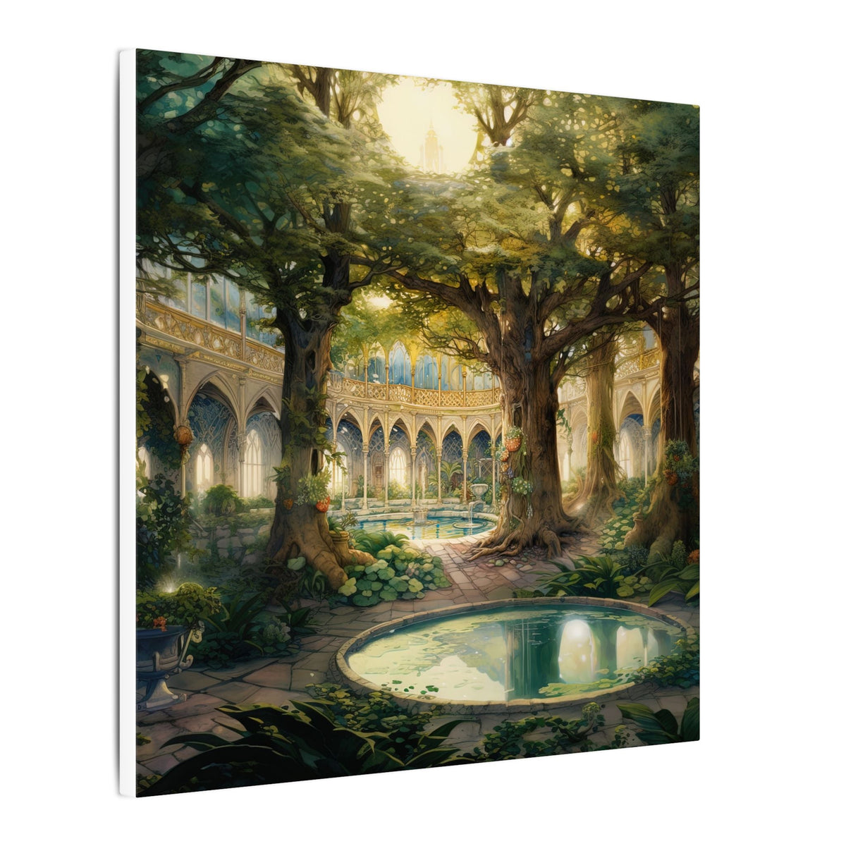 The Sunken Court Canvas - JG Visual Arts