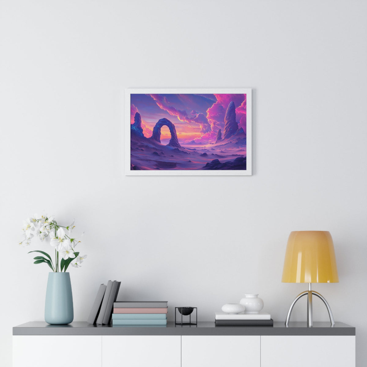 The Violet Arch — Framed Print - JG Visual Arts